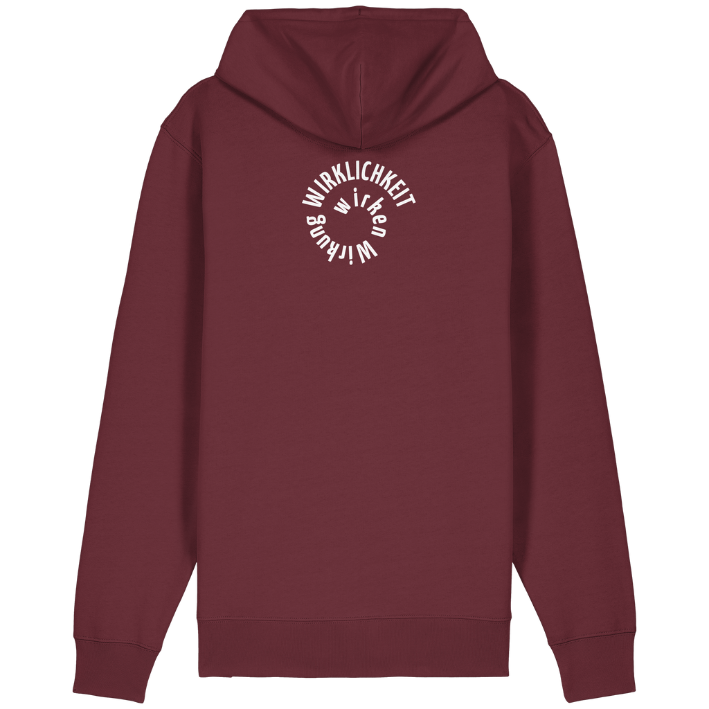 WHITE BACK - Relaxed Zipper