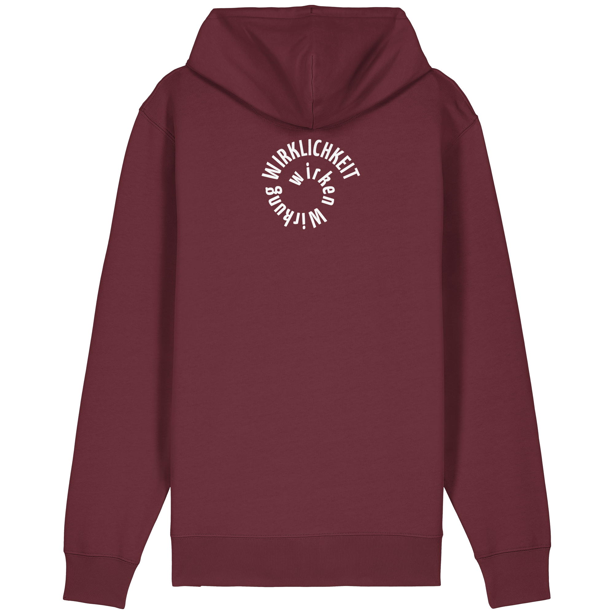 WHITE BACK - Relaxed Zipper