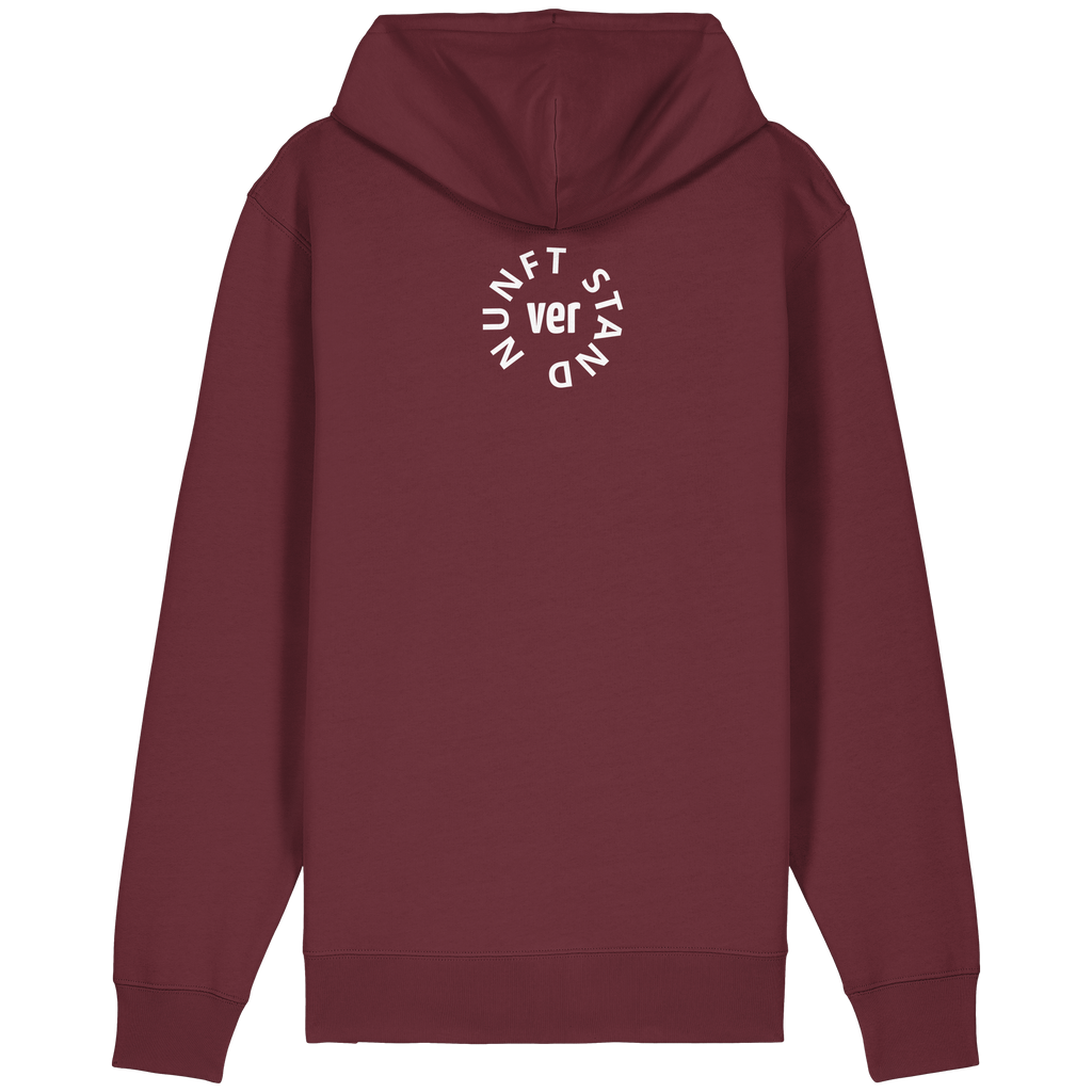 WHITE BACK (K4) - Organic Relaxed Zipper