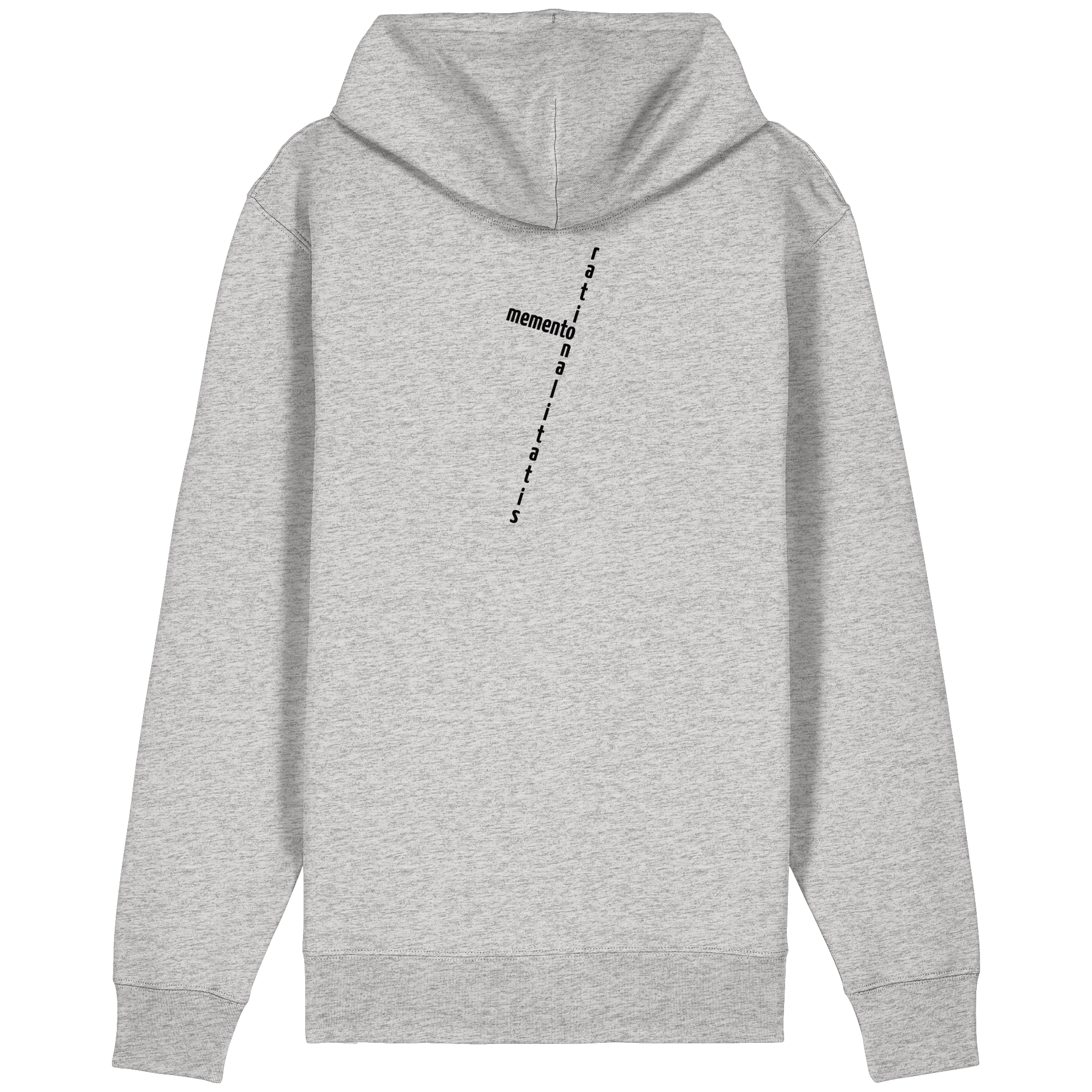 BLACK BACK (K2) - Organic Relaxed Zipper