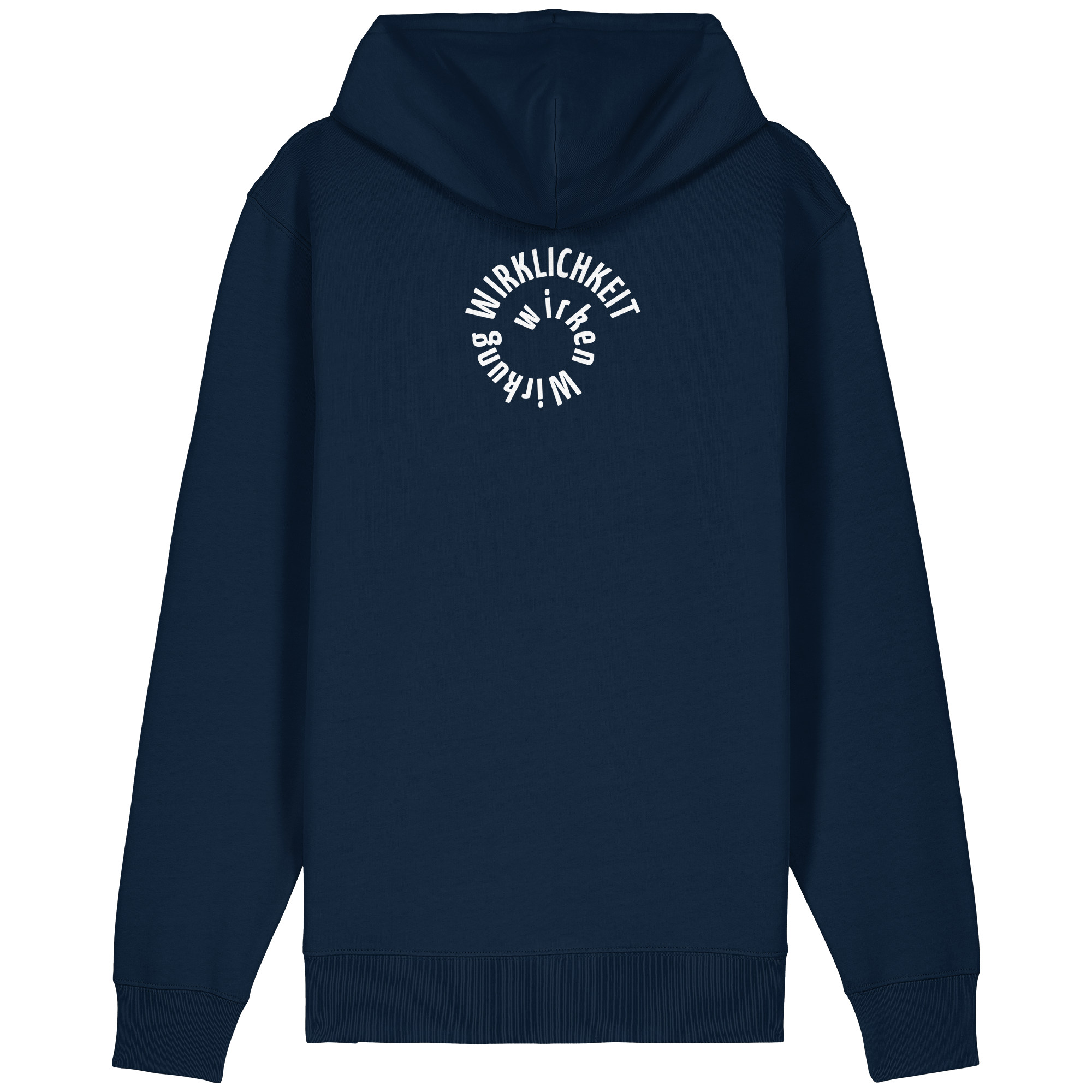 WHITE BACK - Relaxed Zipper