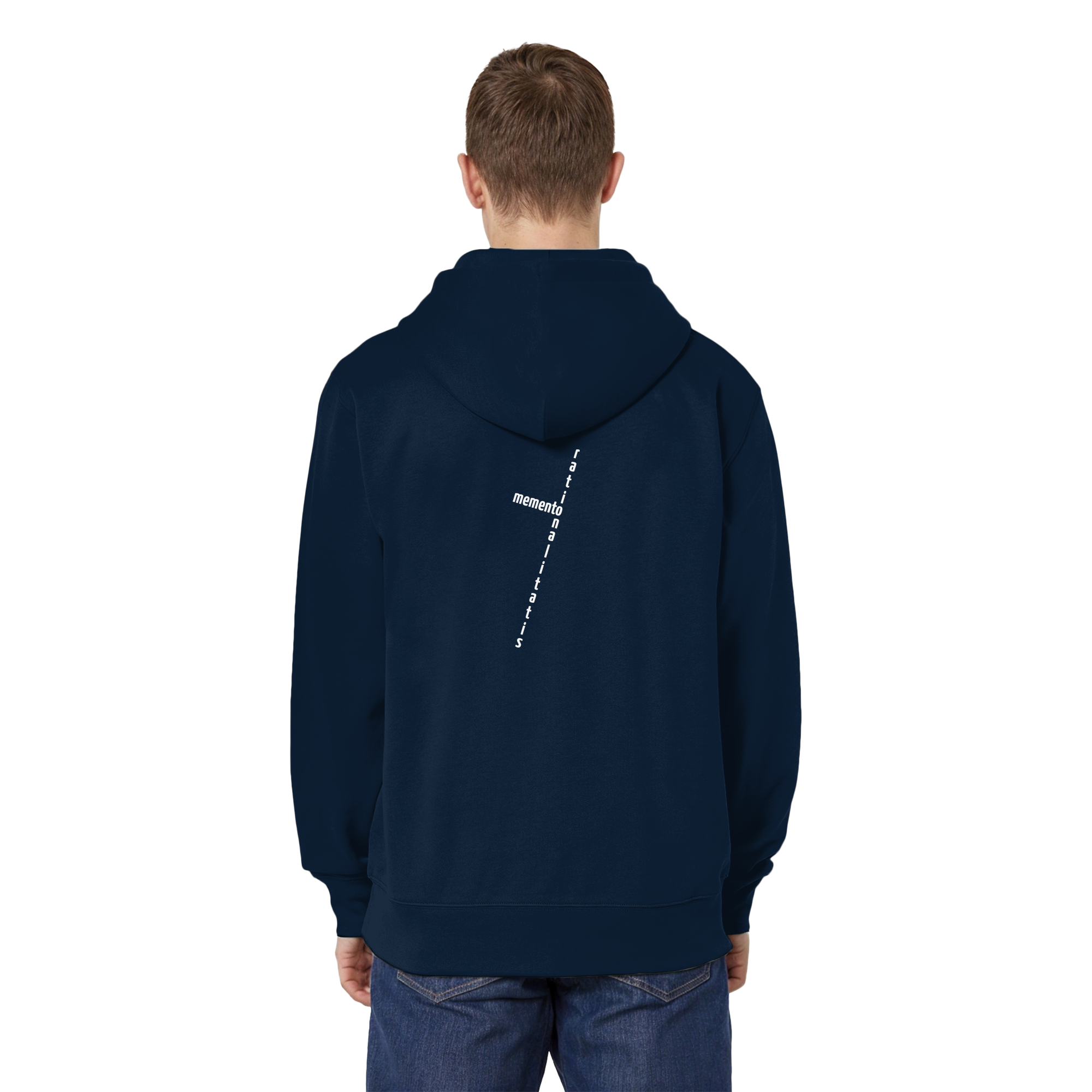 WHITE BACK (K2) - Organic Relaxed Zipper