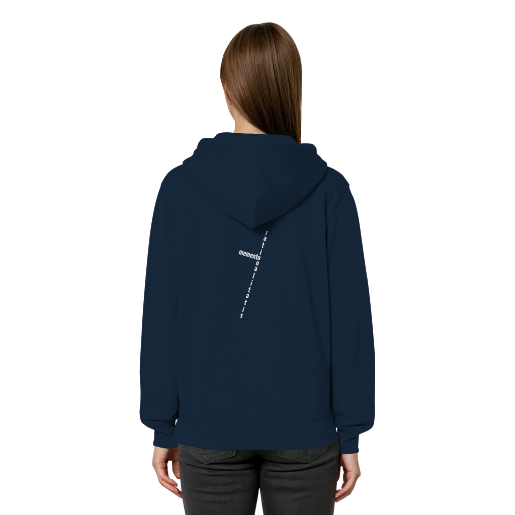 WHITE BACK (K2) - Organic Relaxed Zipper