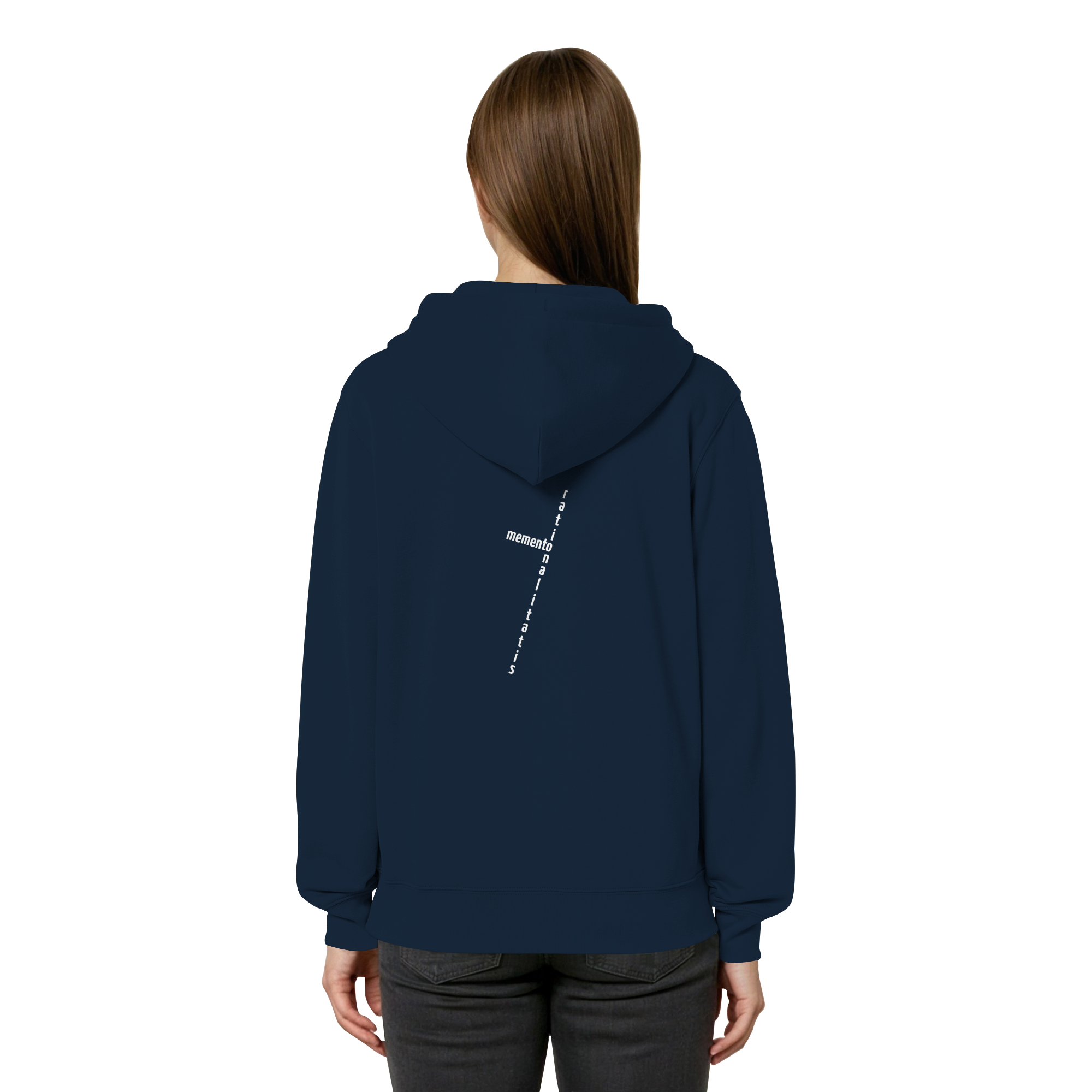 WHITE BACK (K2) - Organic Relaxed Zipper