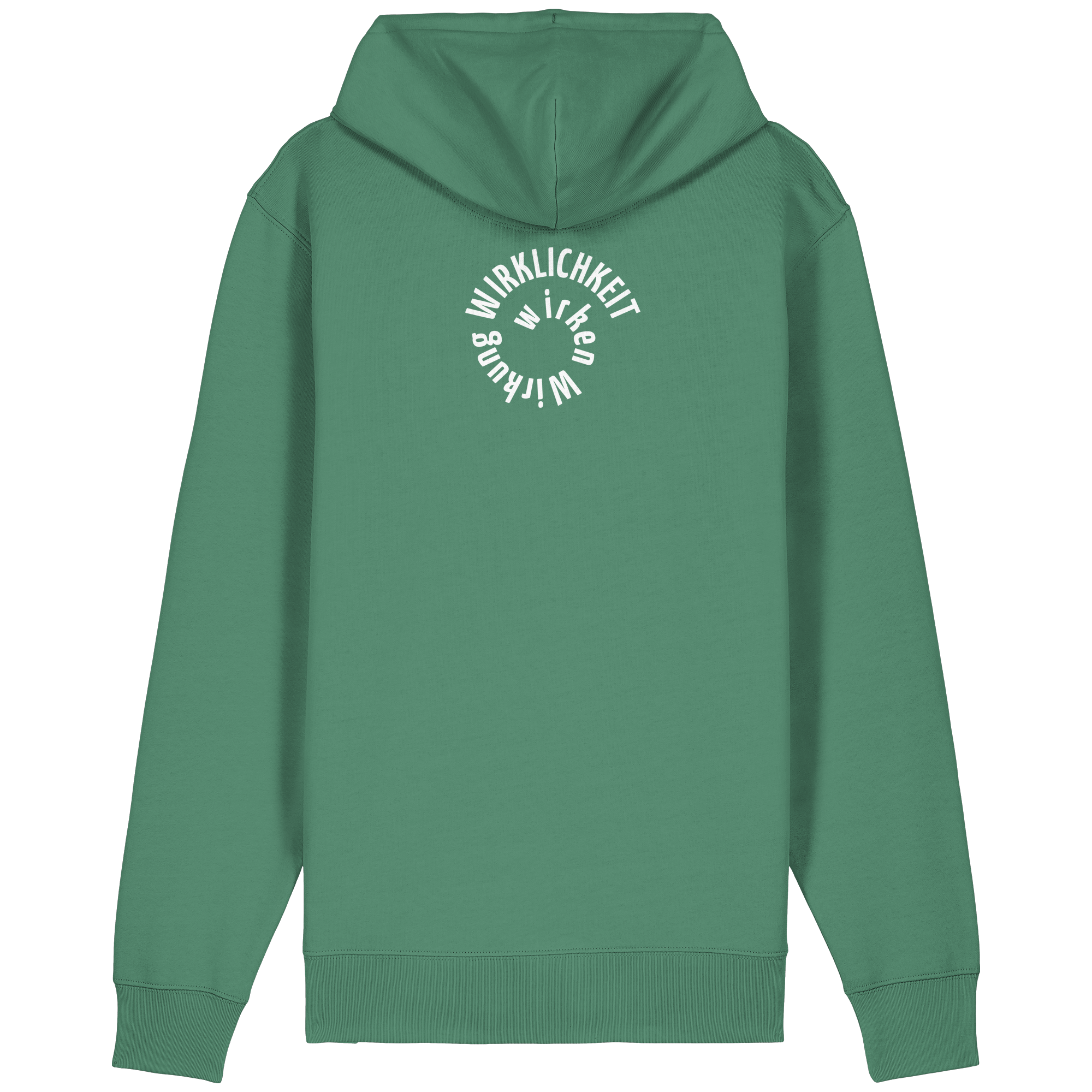 WHITE BACK - Relaxed Zipper