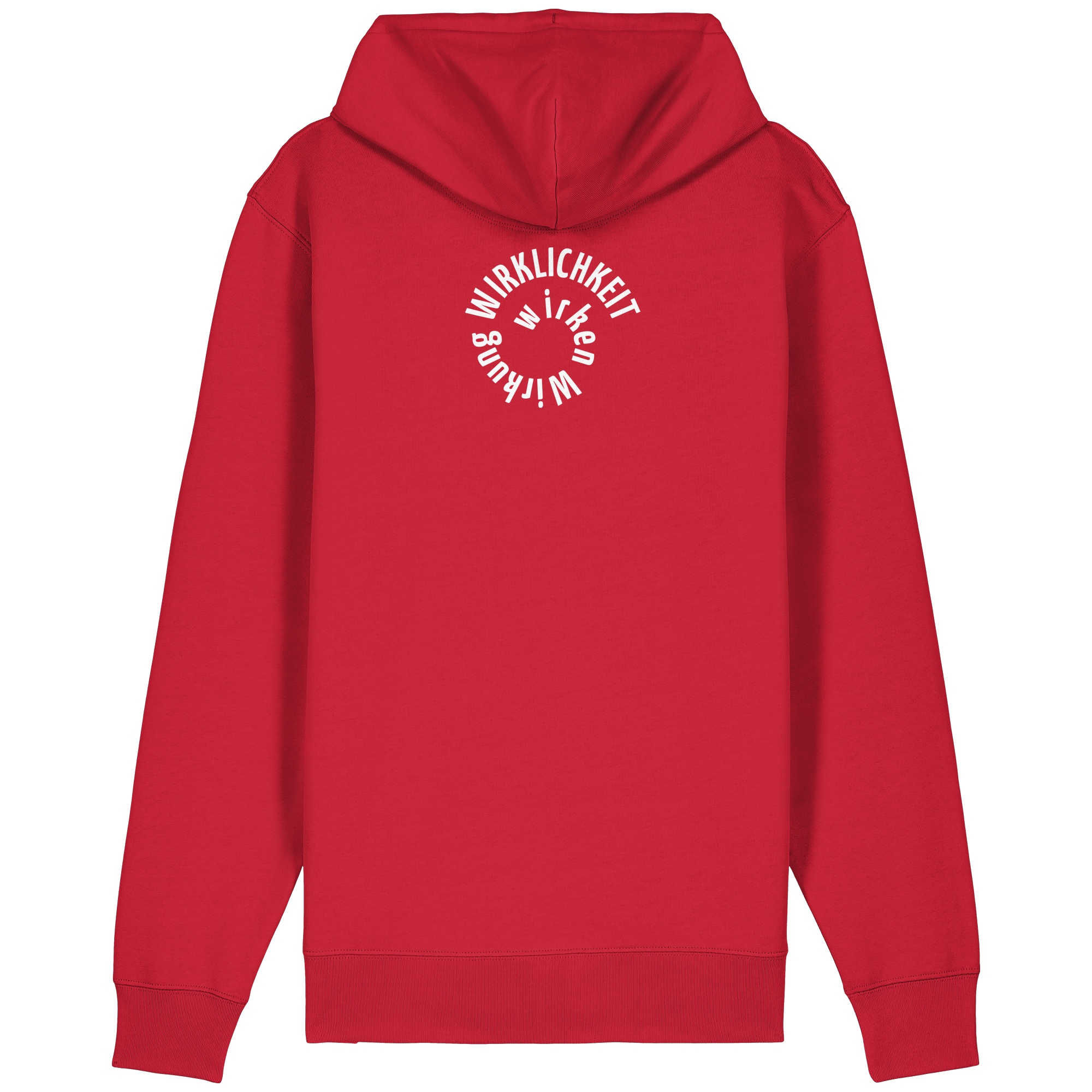 WHITE BACK - Relaxed Zipper