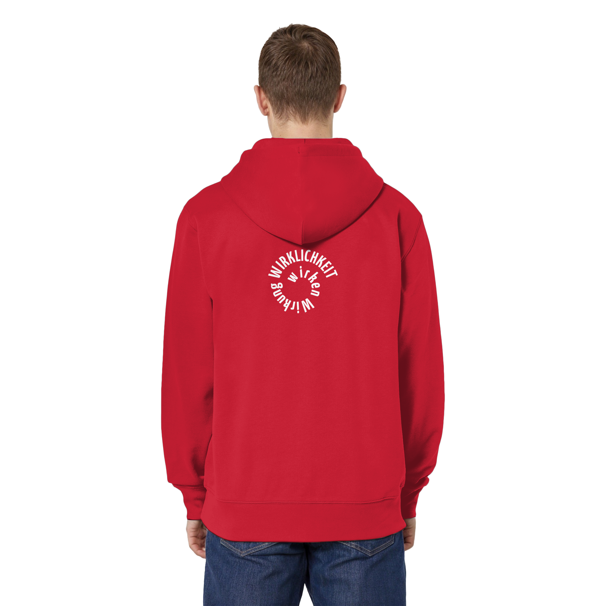 WHITE BACK - Relaxed Zipper