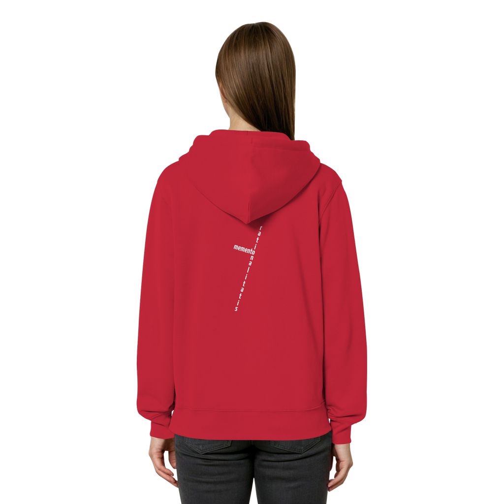 WHITE BACK (K2) - Organic Relaxed Zipper