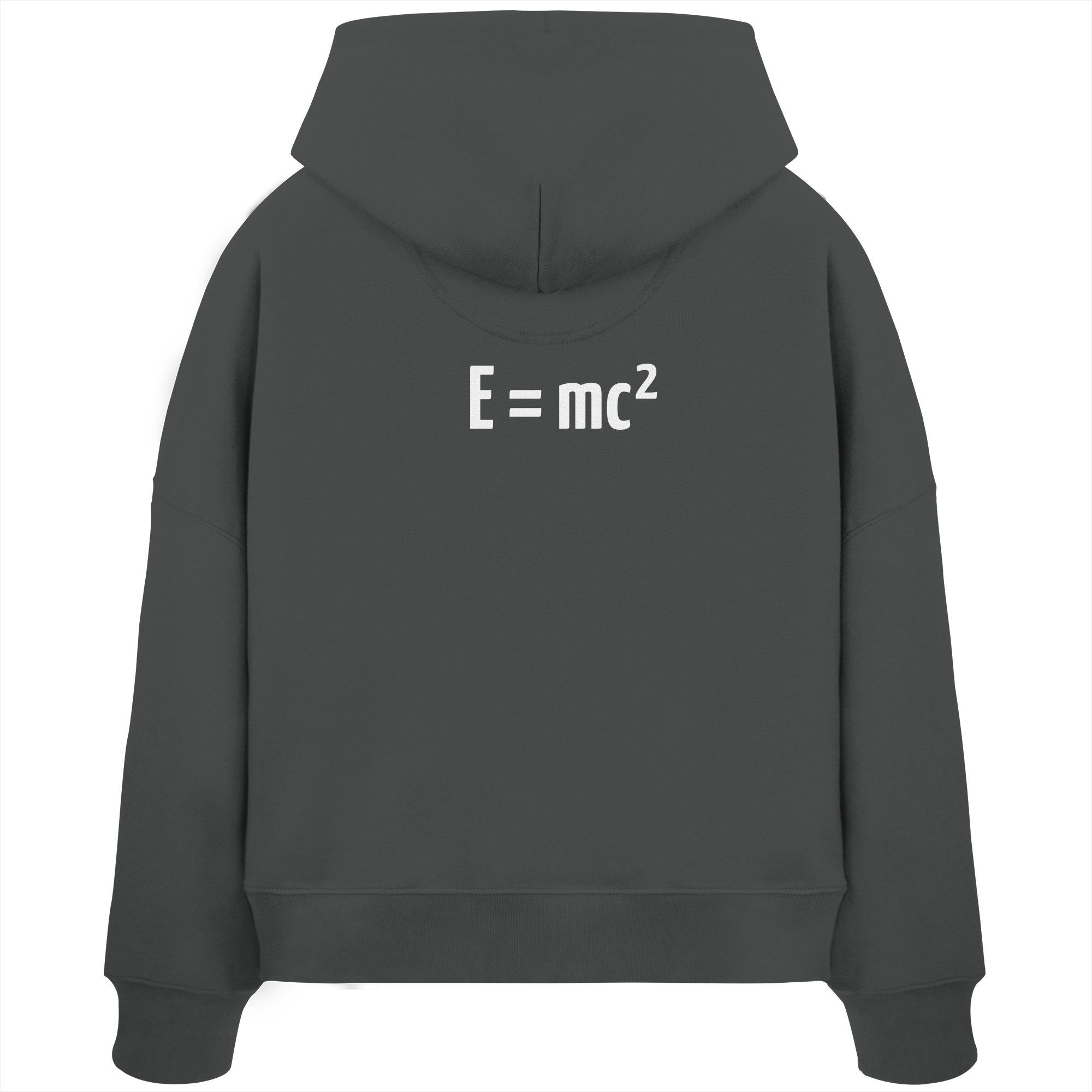 WHITE BACK (K3) - Womens Organic Boxcut Hoodie