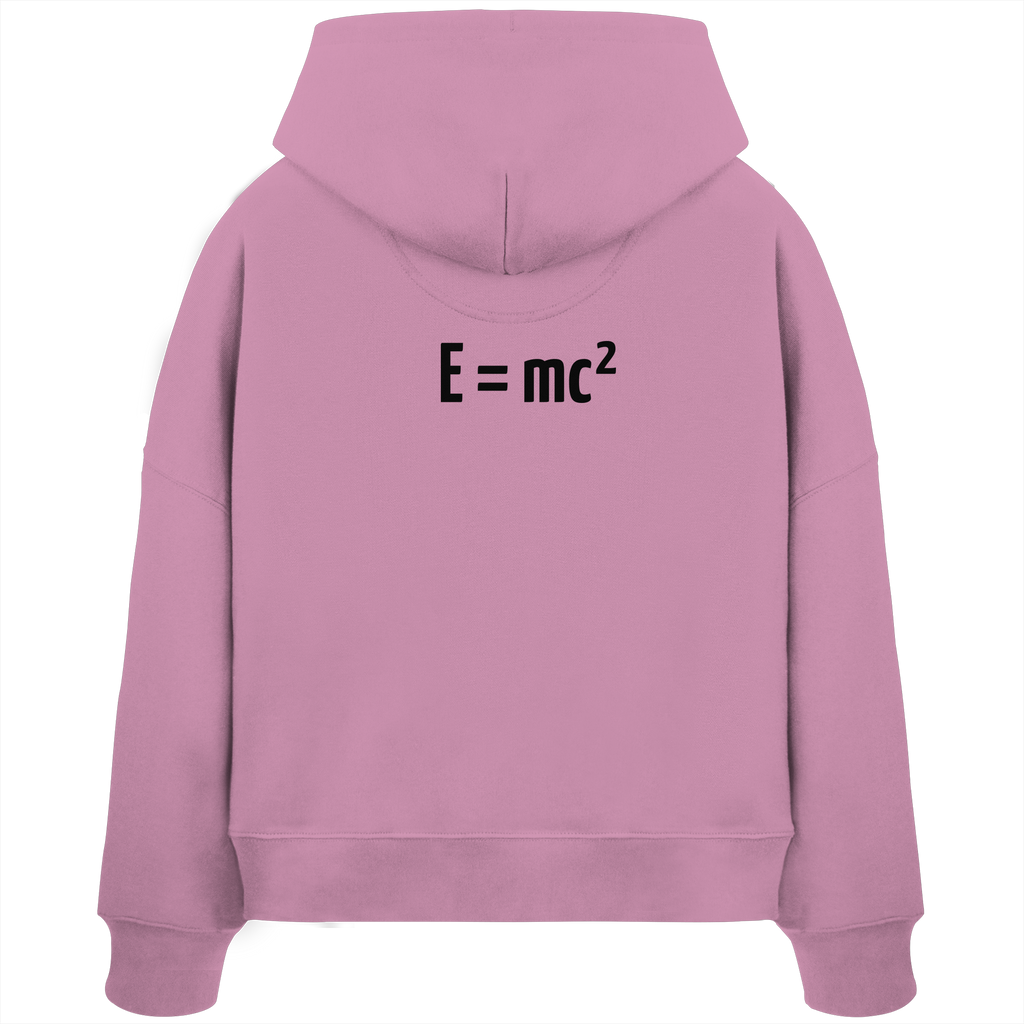 BLACK BACK (K3) - Womens Organic Boxcut Hoodie