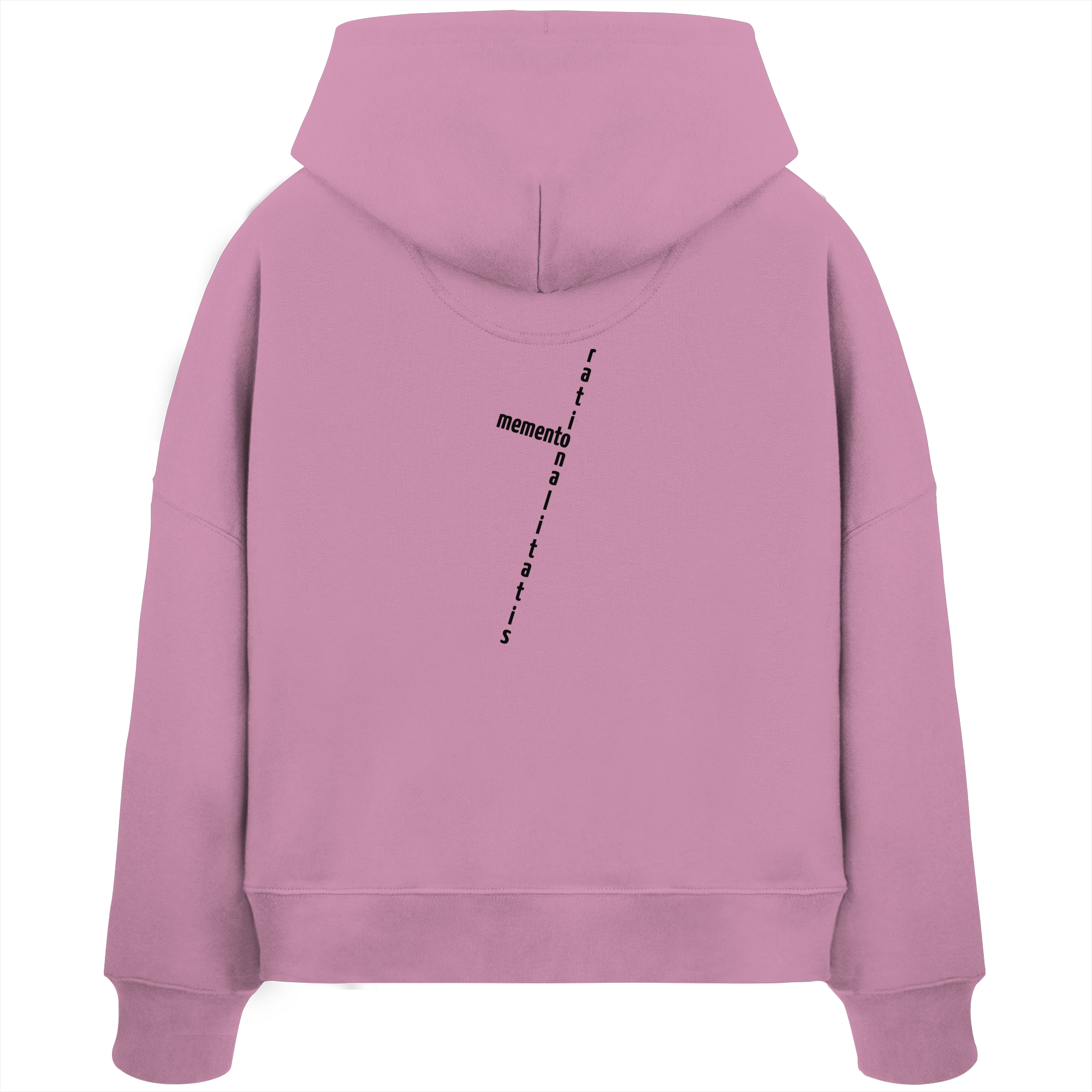 BLACK BACK (K2) - Womens Organic Boxcut Hoodie