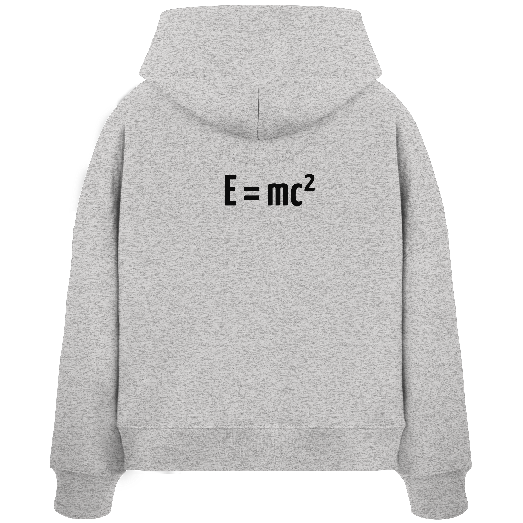 BLACK BACK (K3) - Womens Organic Boxcut Hoodie