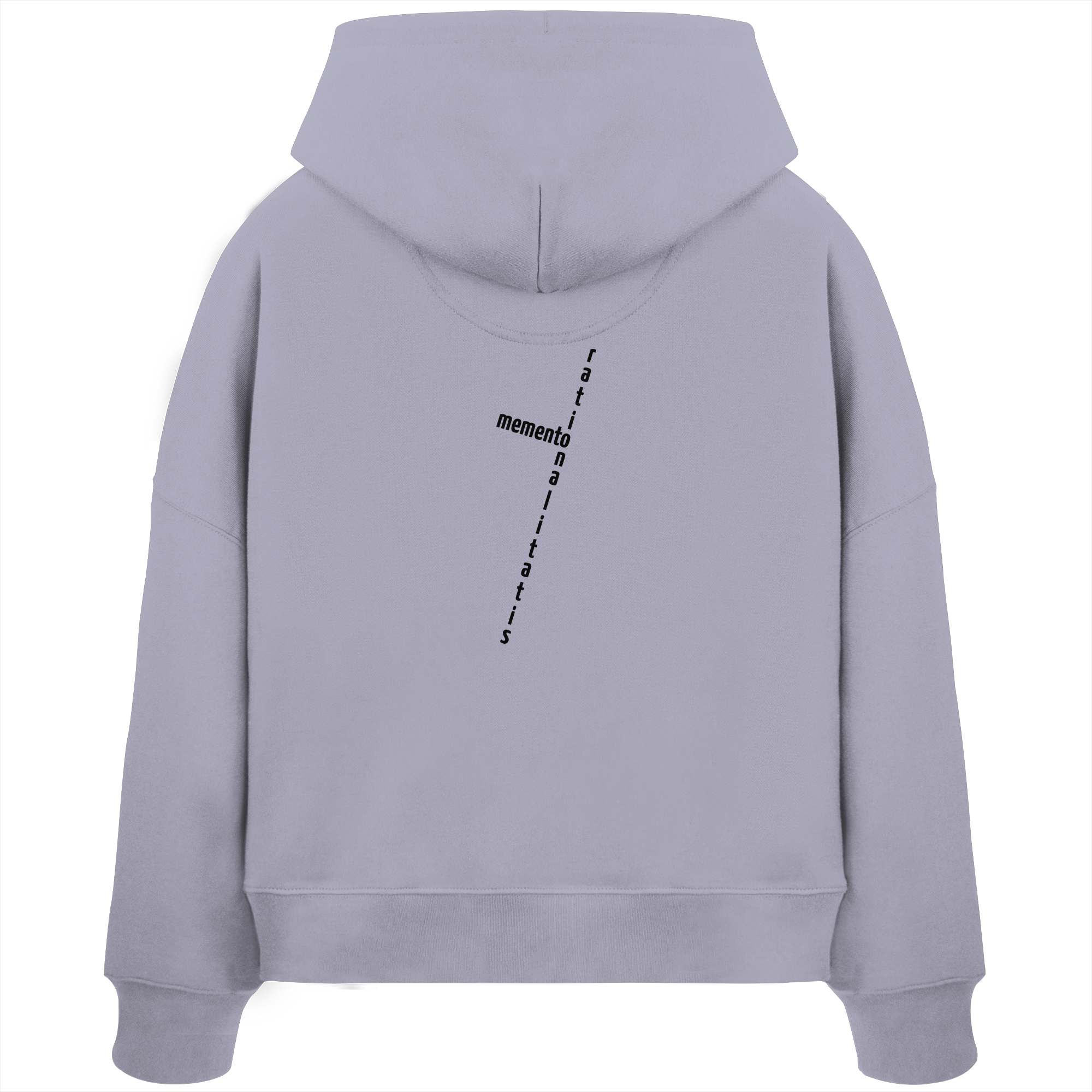 BLACK BACK (K2) - Womens Organic Boxcut Hoodie