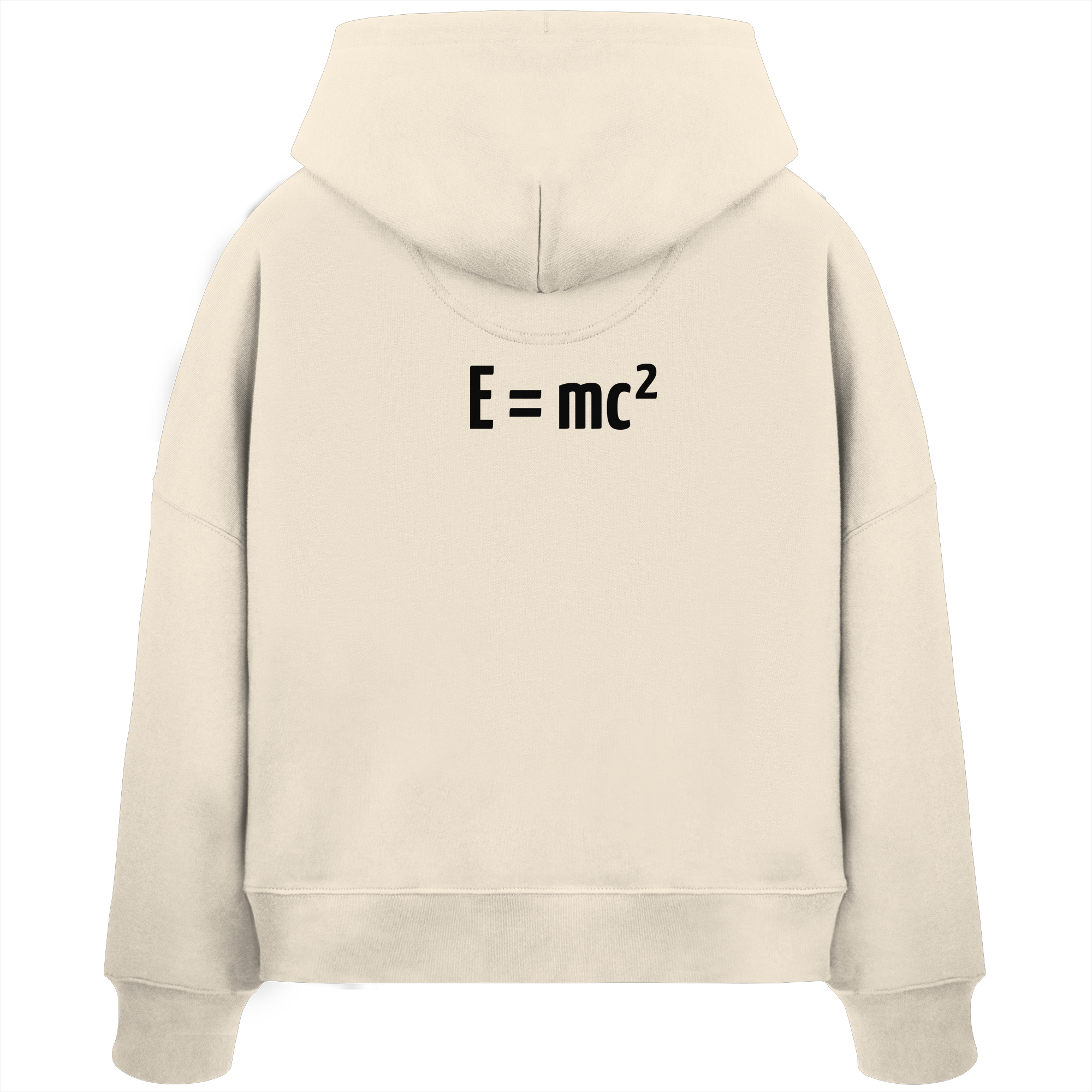 BLACK BACK (K3) - Womens Organic Boxcut Hoodie