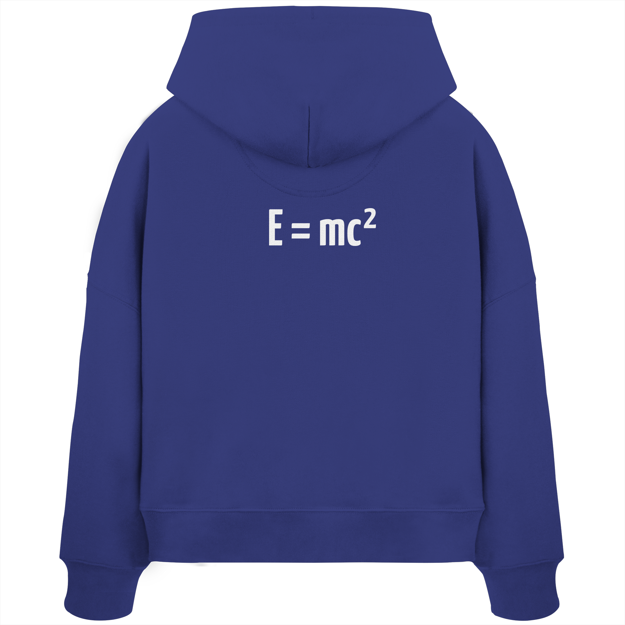 WHITE BACK (K3) - Womens Organic Boxcut Hoodie