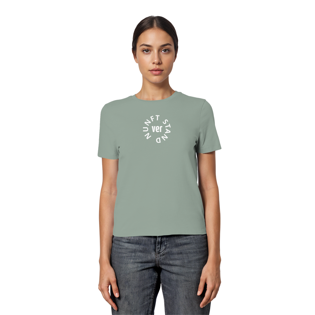 WHITE FRONT (K4) - Fitted Ladies Organic Shirt