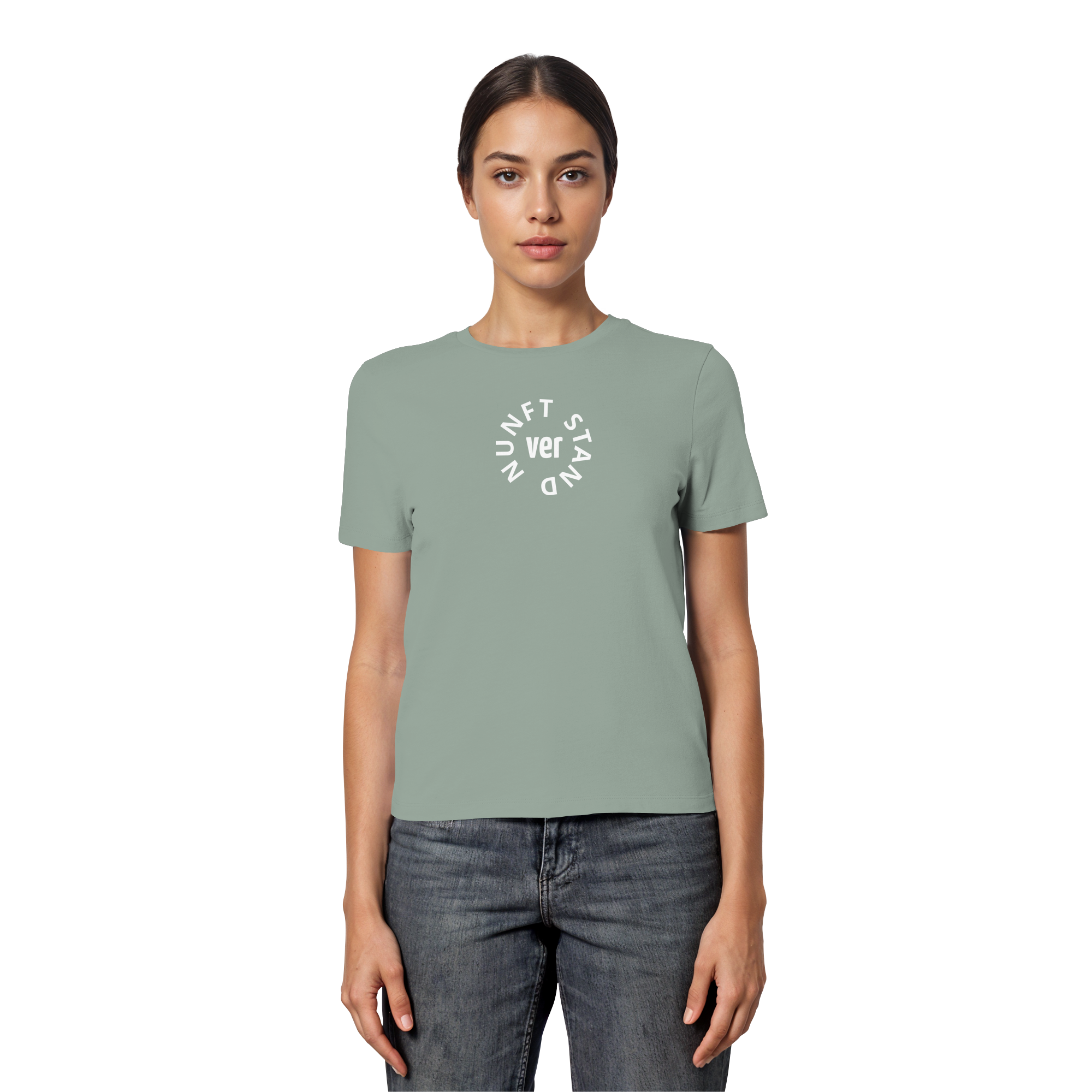 WHITE FRONT (K4) - Fitted Ladies Organic Shirt