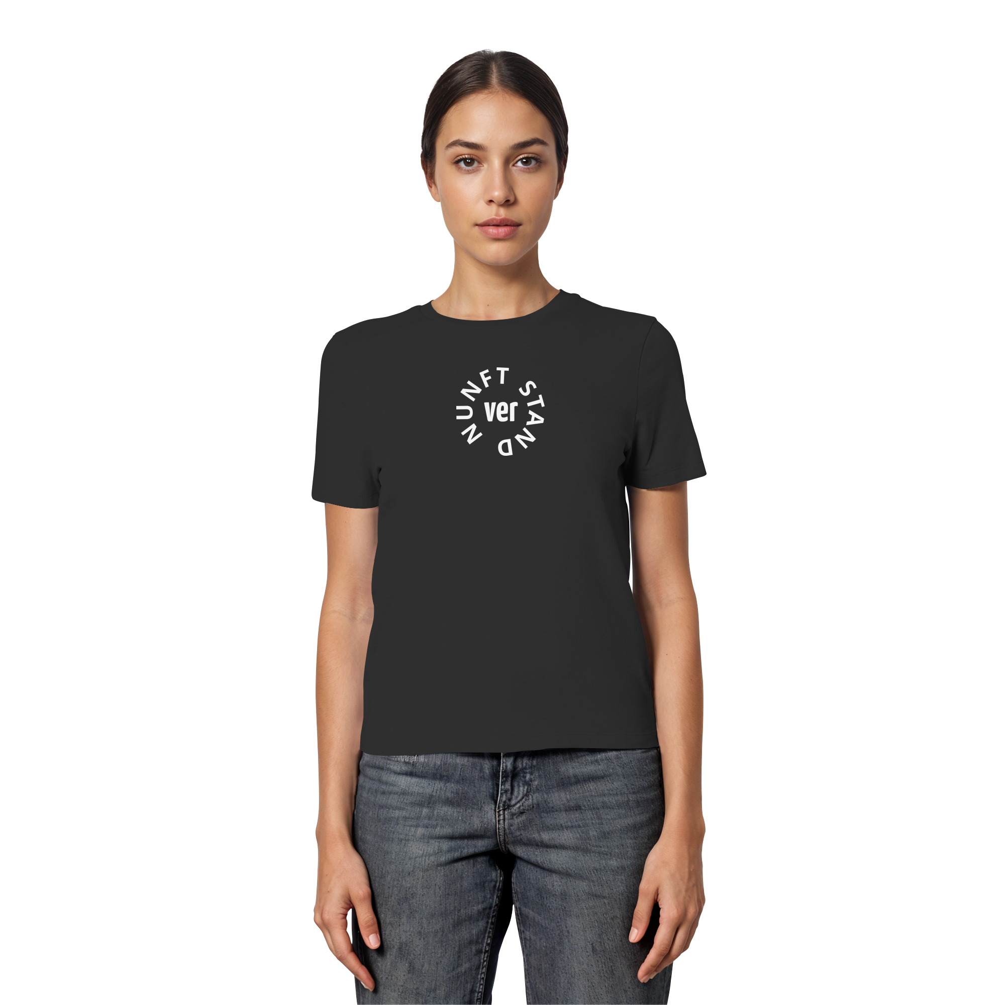 WHITE FRONT (K4) - Fitted Ladies Organic Shirt