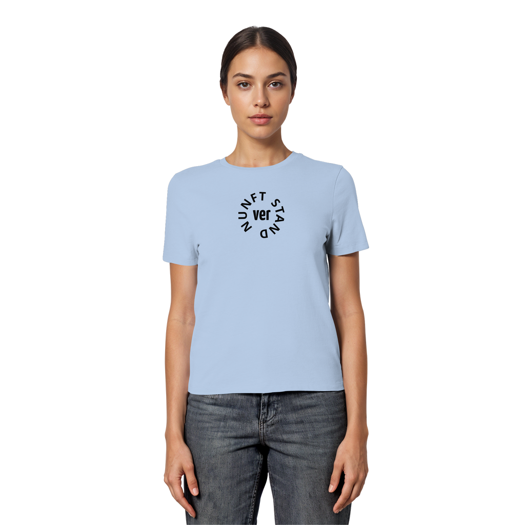 BLACK FRONT (K4) - Fitted Ladies Organic Shirt