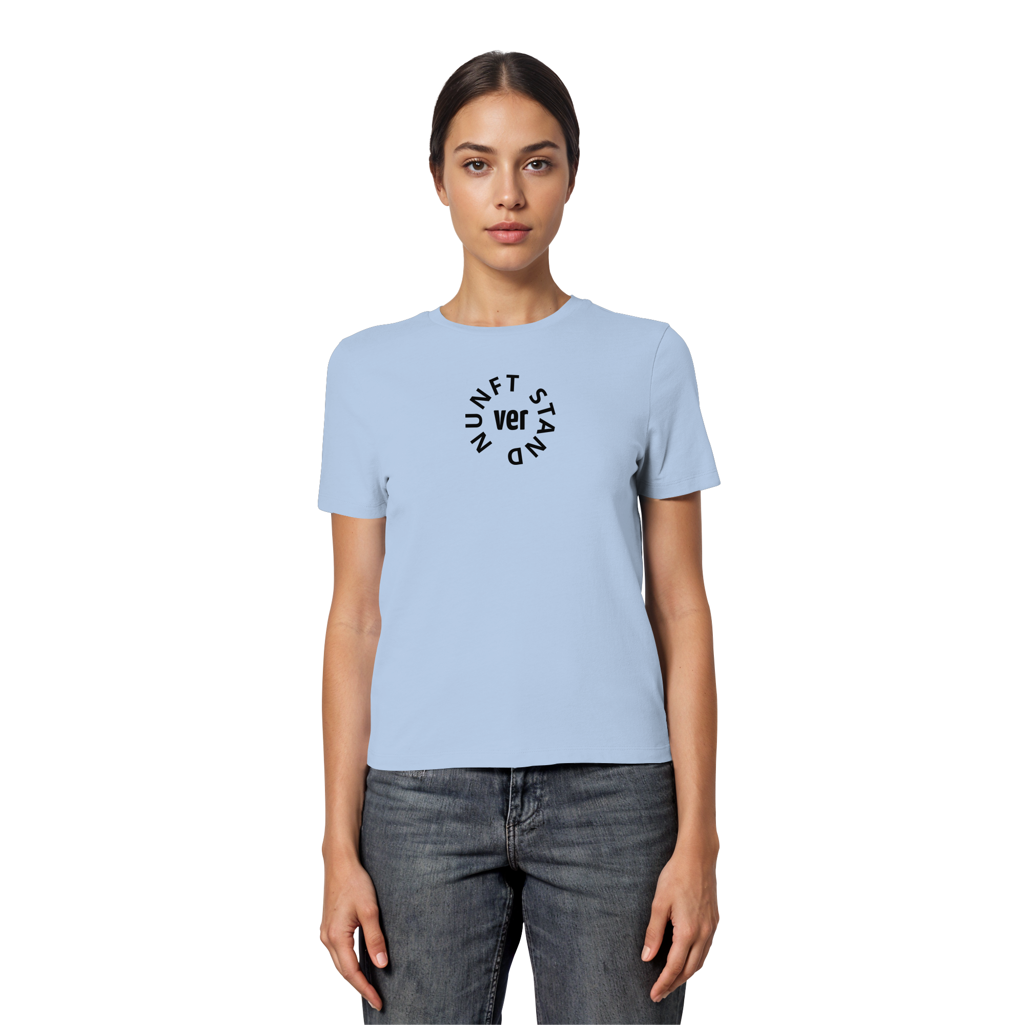BLACK FRONT (K4) - Fitted Ladies Organic Shirt
