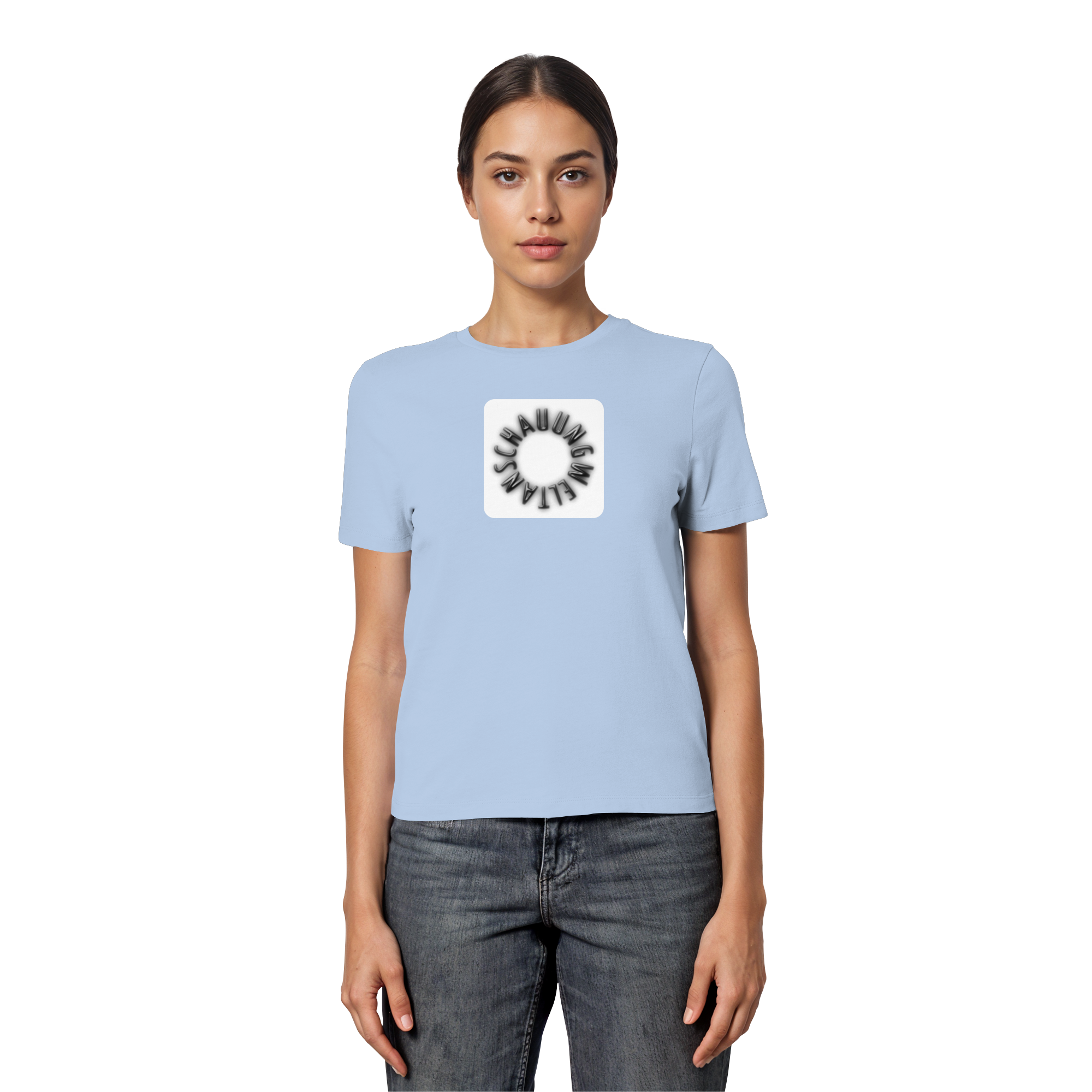 BLACK FRONT (K5) - Fitted Ladies Organic Shirt