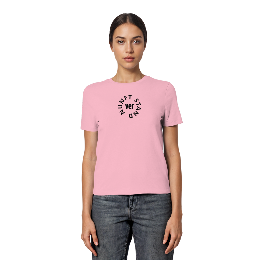 BLACK FRONT (K4) - Fitted Ladies Organic Shirt
