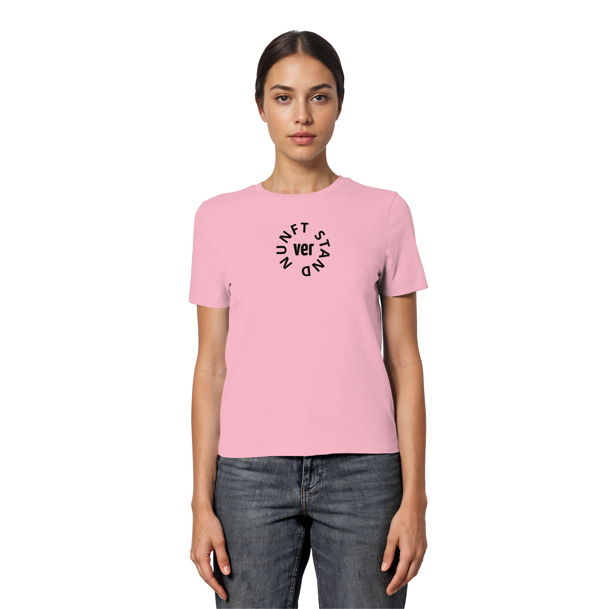 BLACK FRONT (K4) - Fitted Ladies Organic Shirt