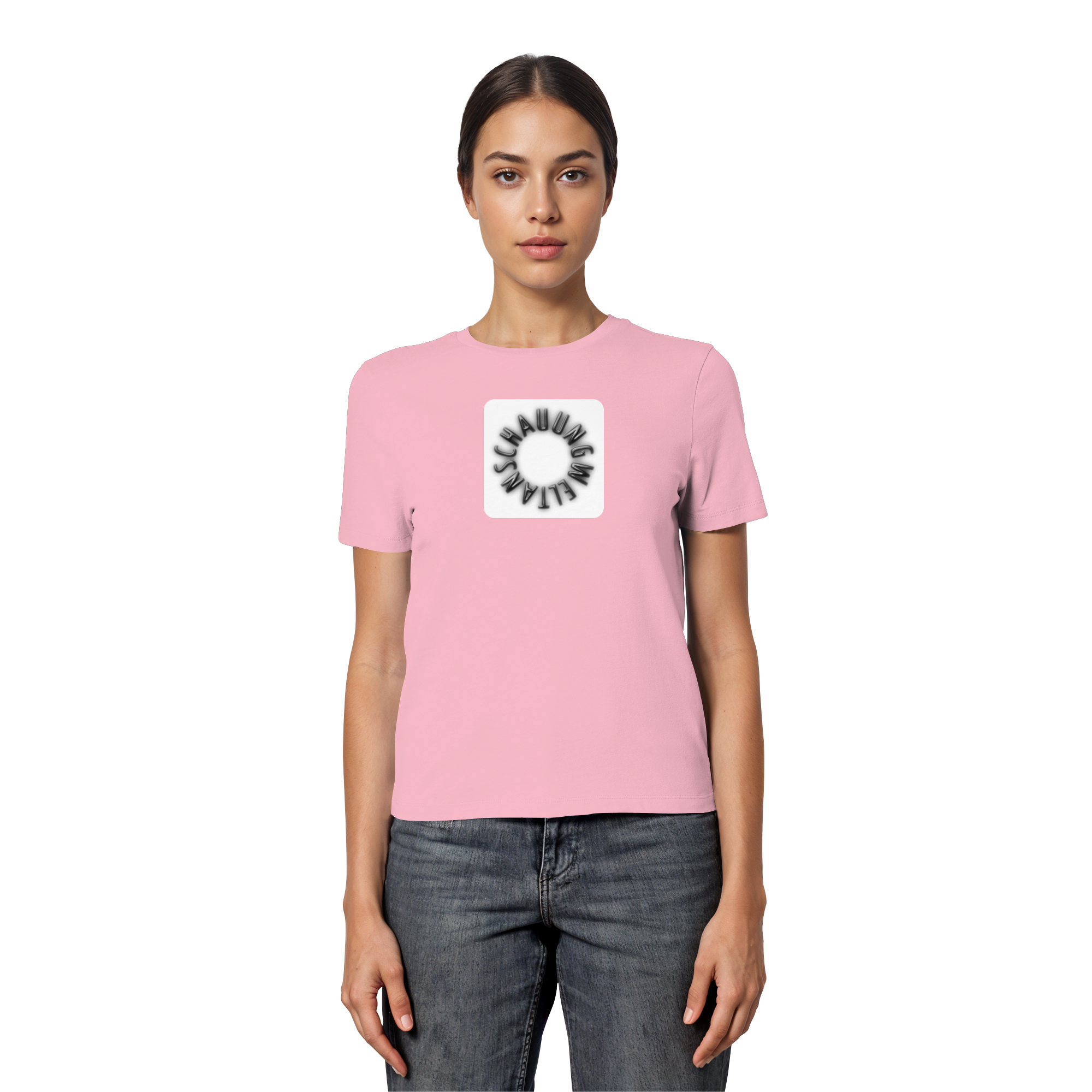 BLACK FRONT (K5) - Fitted Ladies Organic Shirt