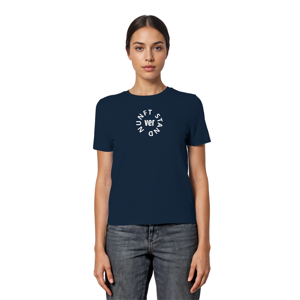 WHITE FRONT (K4) - Fitted Ladies Organic Shirt