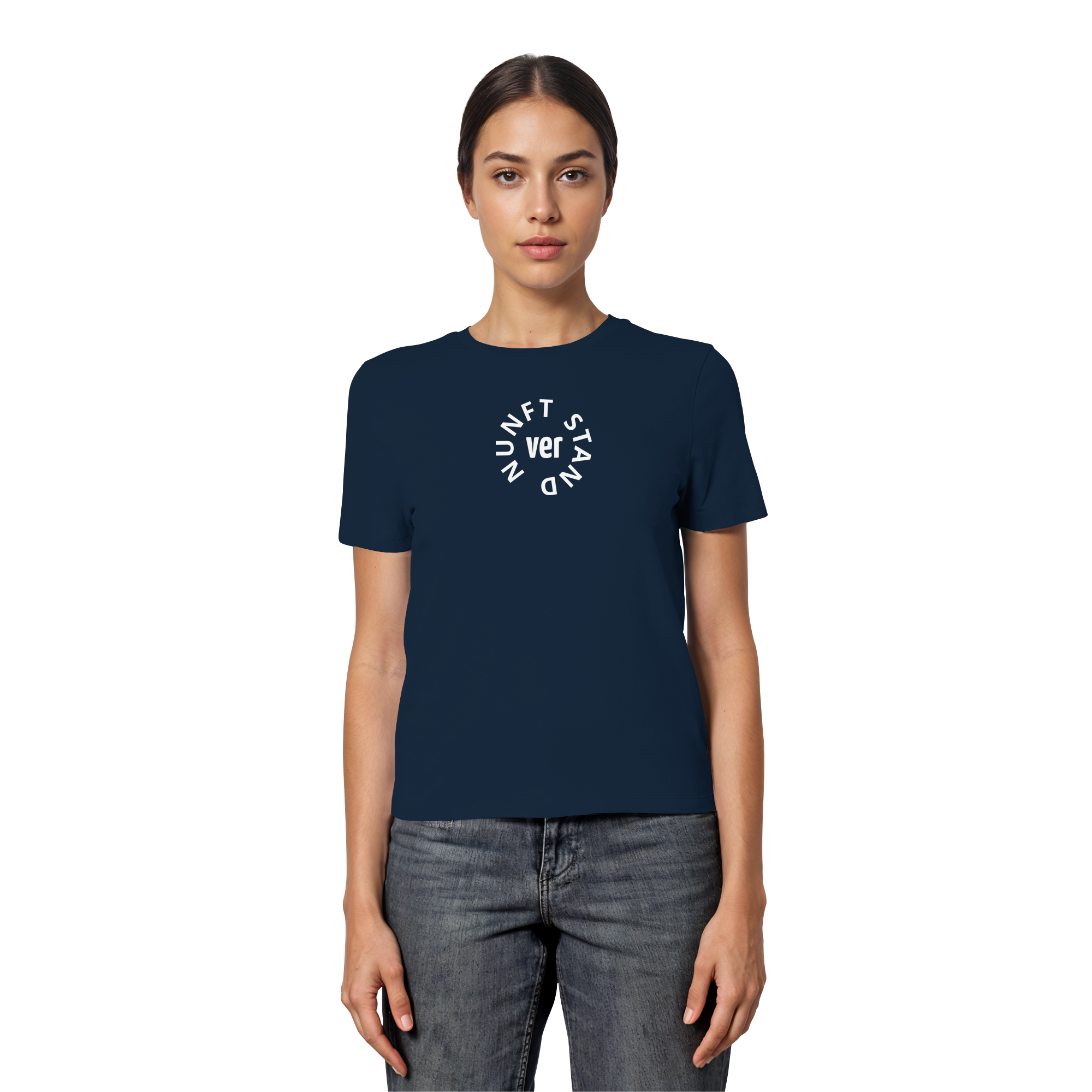 WHITE FRONT (K4) - Fitted Ladies Organic Shirt