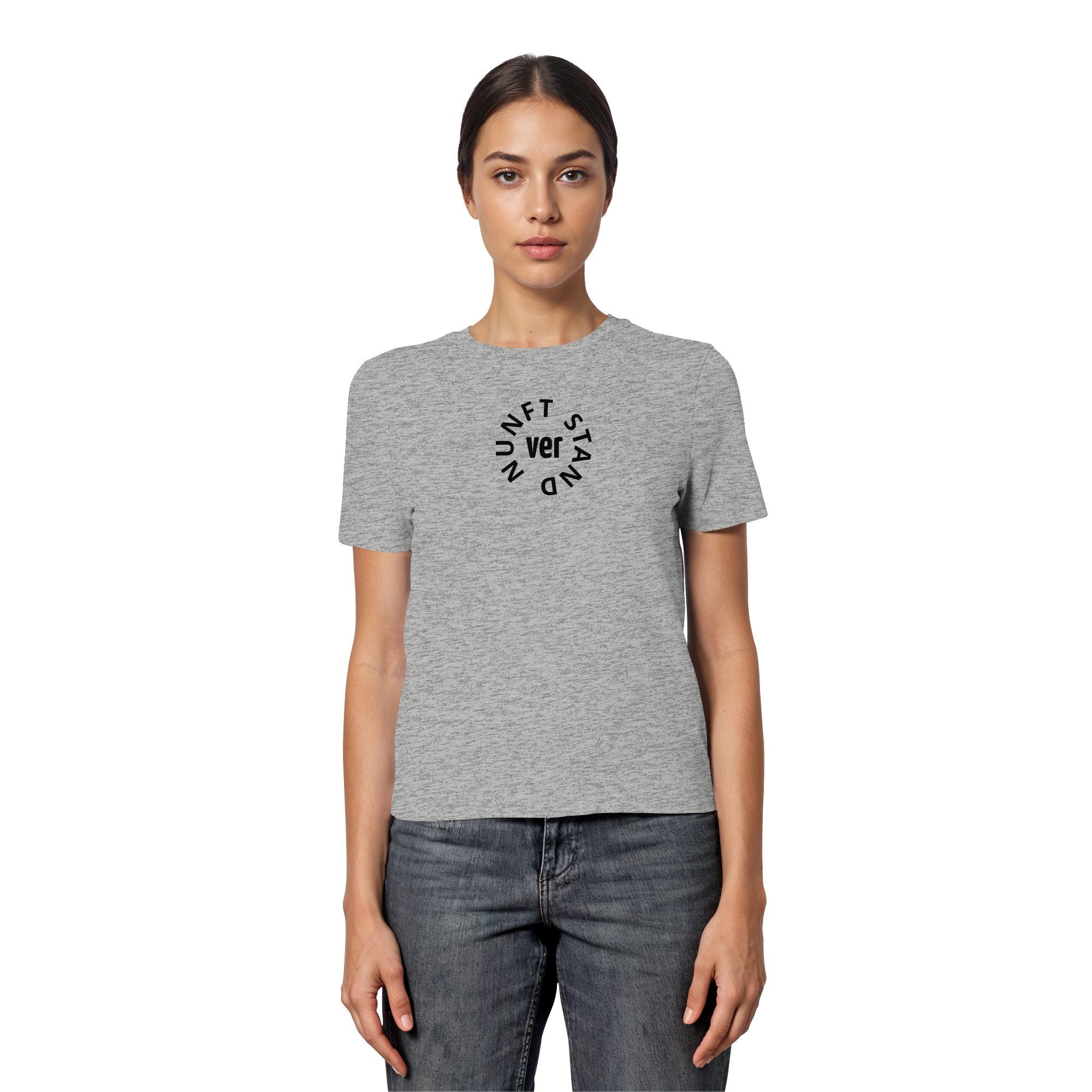 BLACK FRONT (K4) - Fitted Ladies Organic Shirt