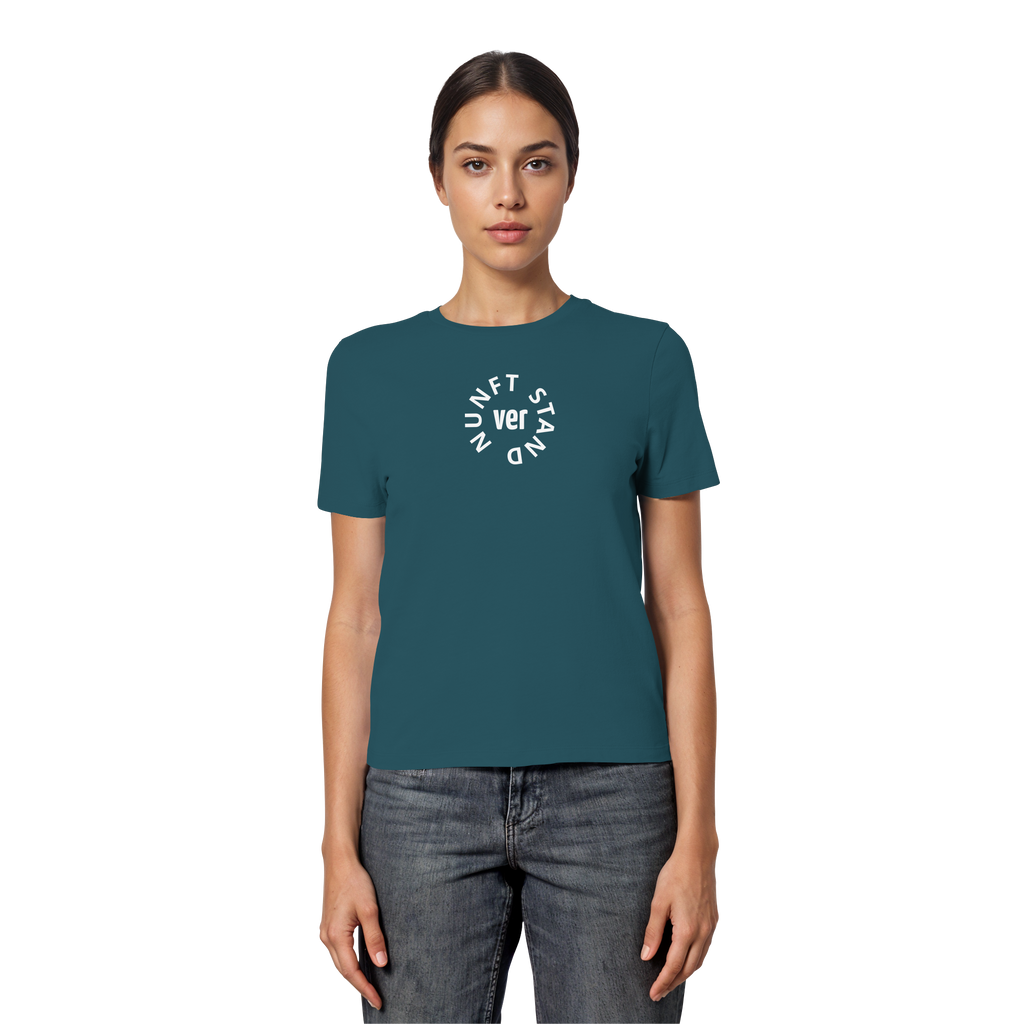WHITE FRONT (K4) - Fitted Ladies Organic Shirt