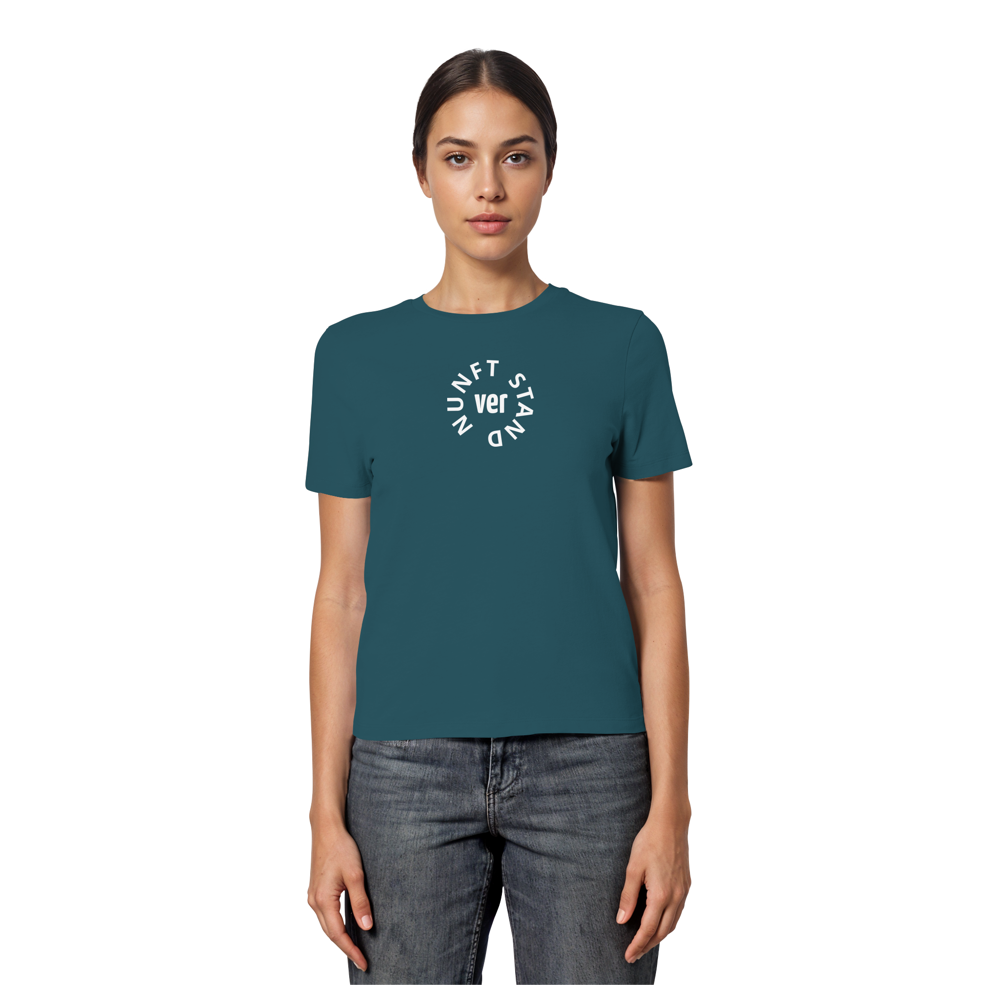 WHITE FRONT (K4) - Fitted Ladies Organic Shirt