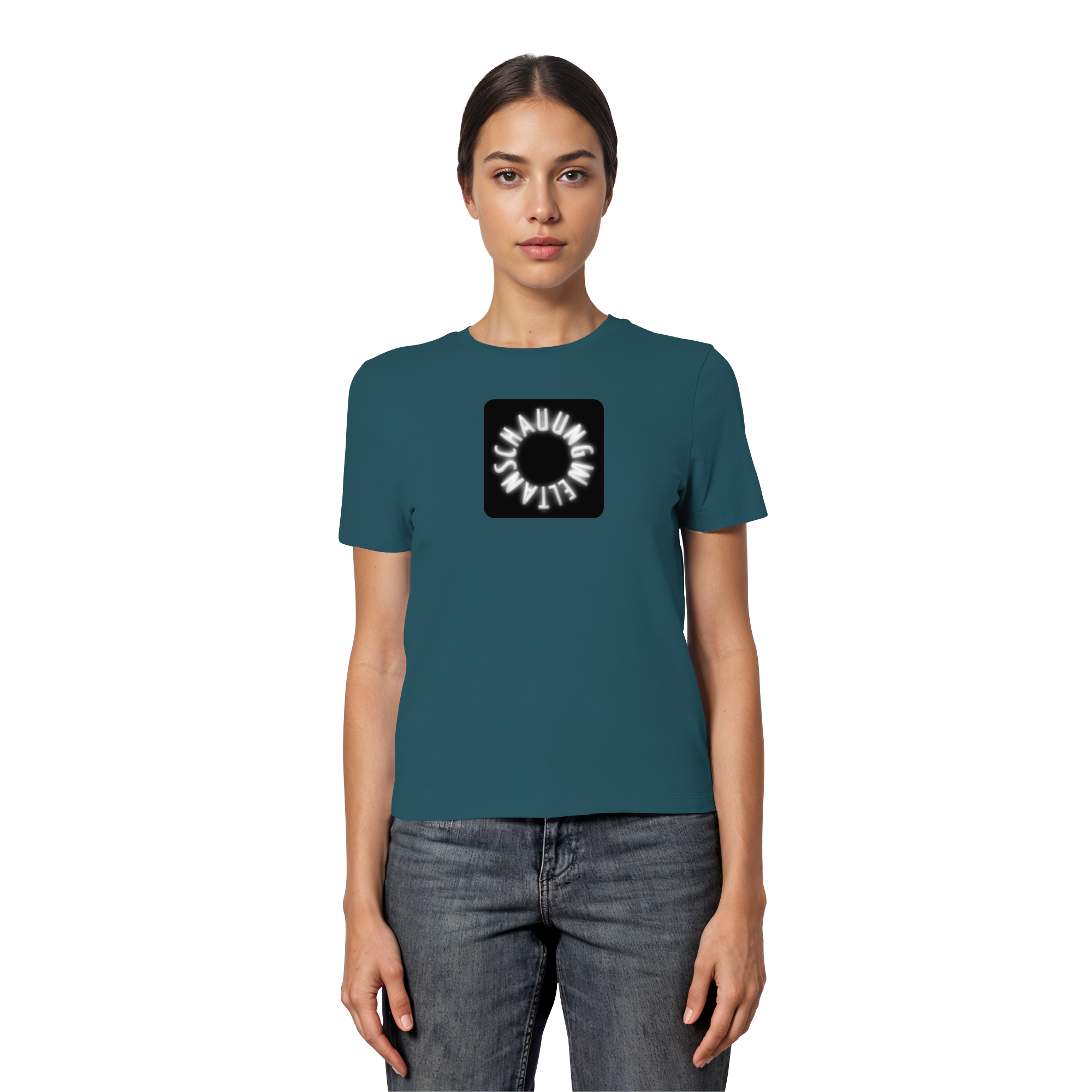 WHITE FRONT (K5) - Fitted Ladies Organic Shirt