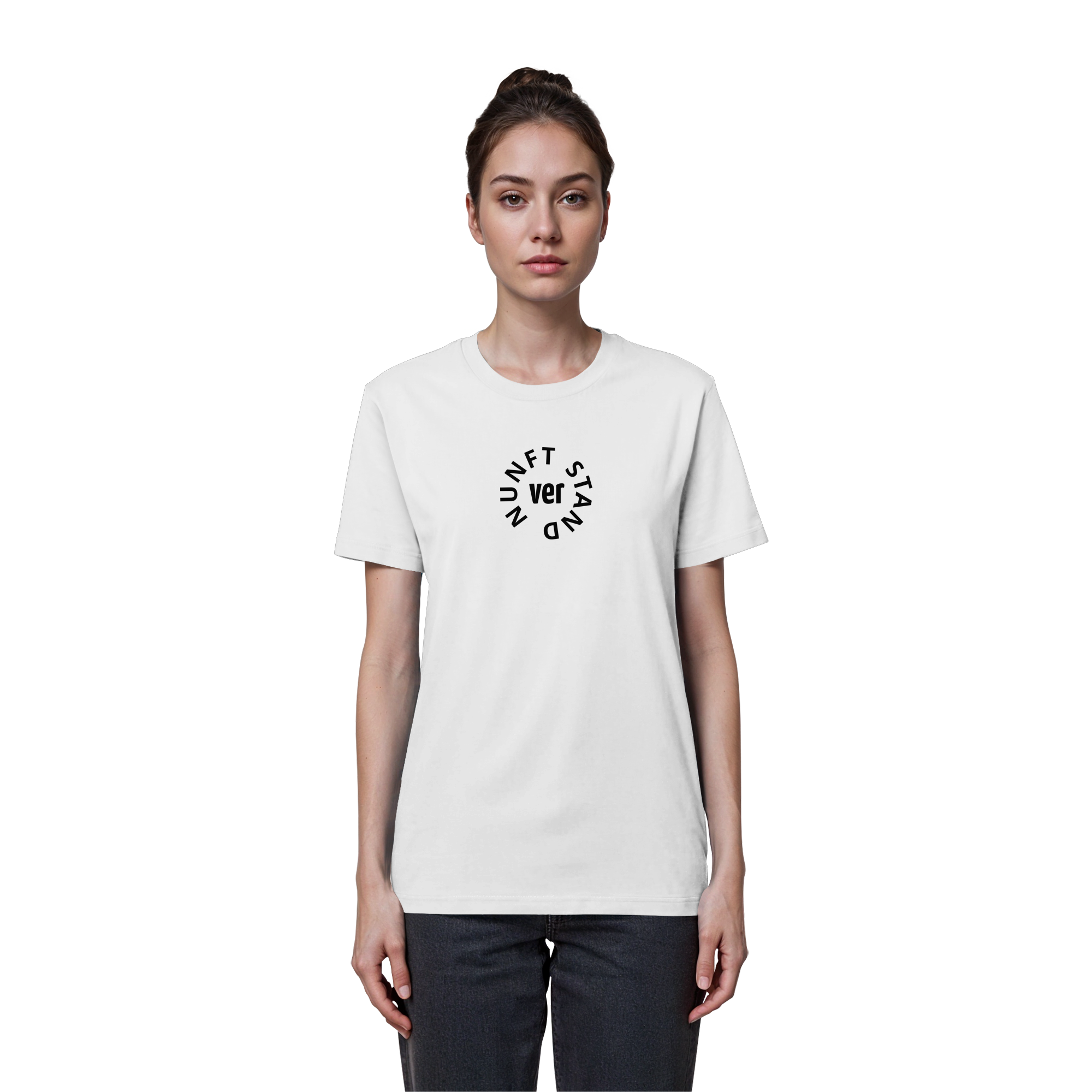 BLACK FRONT (K4) - Organic Basic Shirt