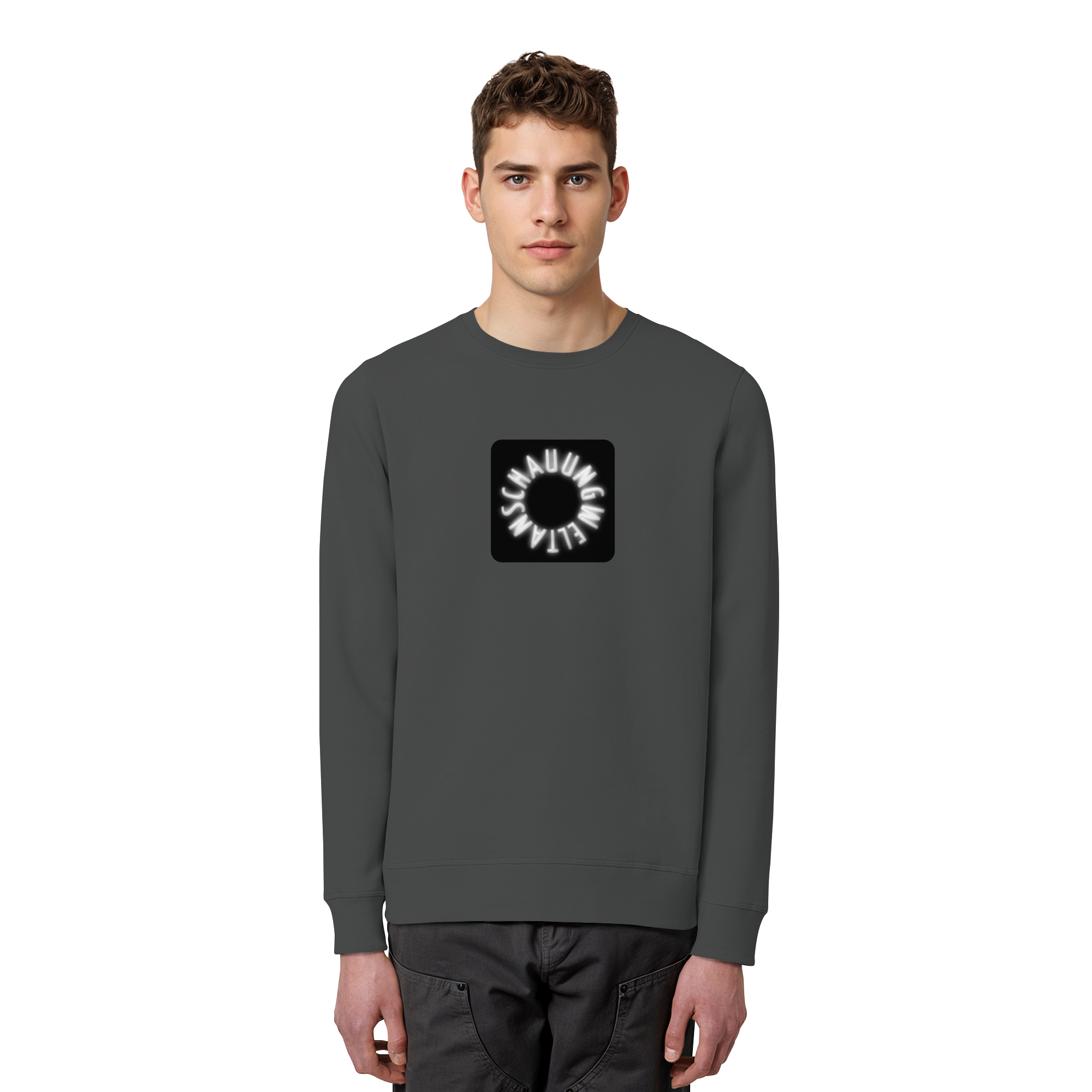 WHITE FRONT (K5) - Organic Basic Unisex Sweatshirt