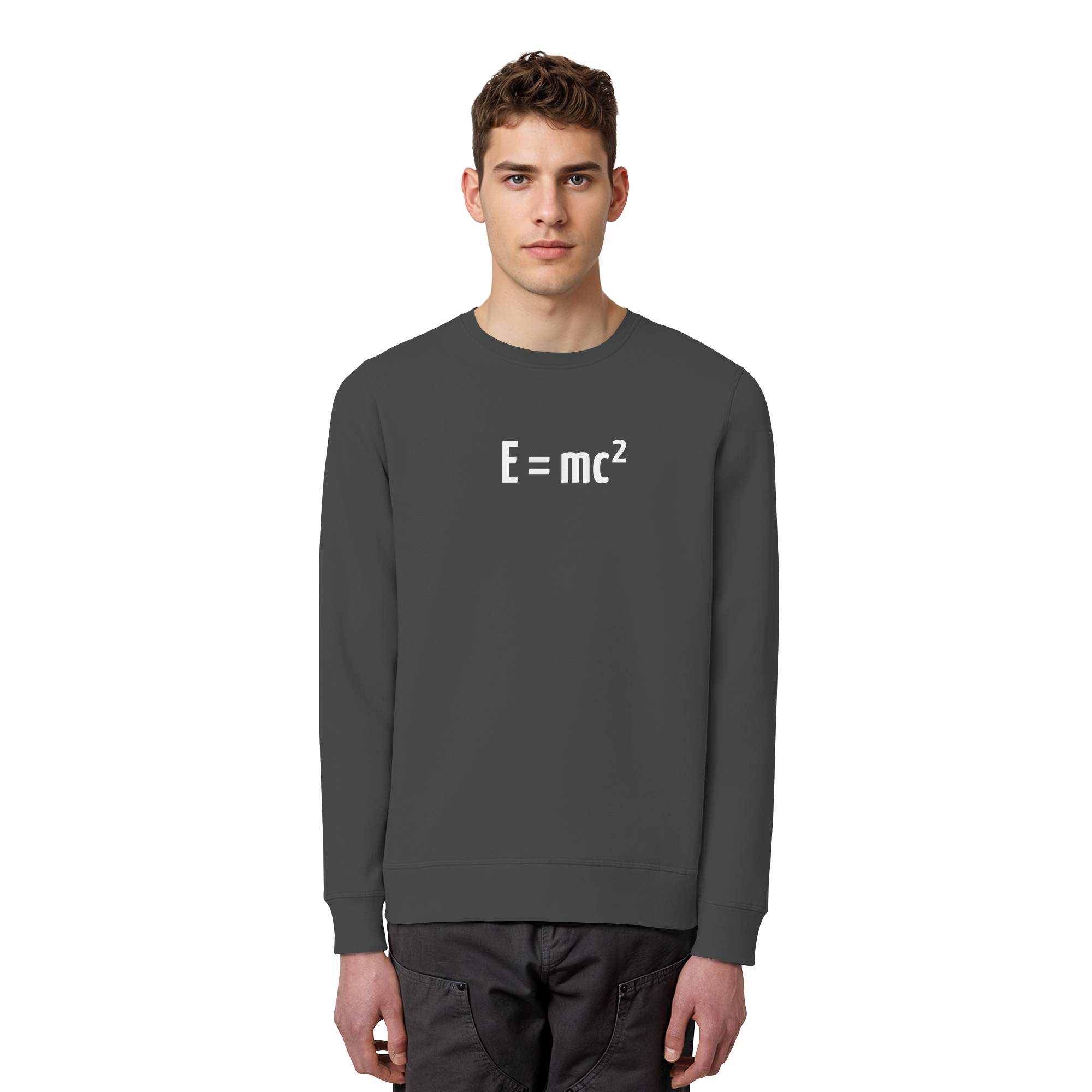 WHITE FRONT (K3) - Organic Basic Unisex Sweatshirt