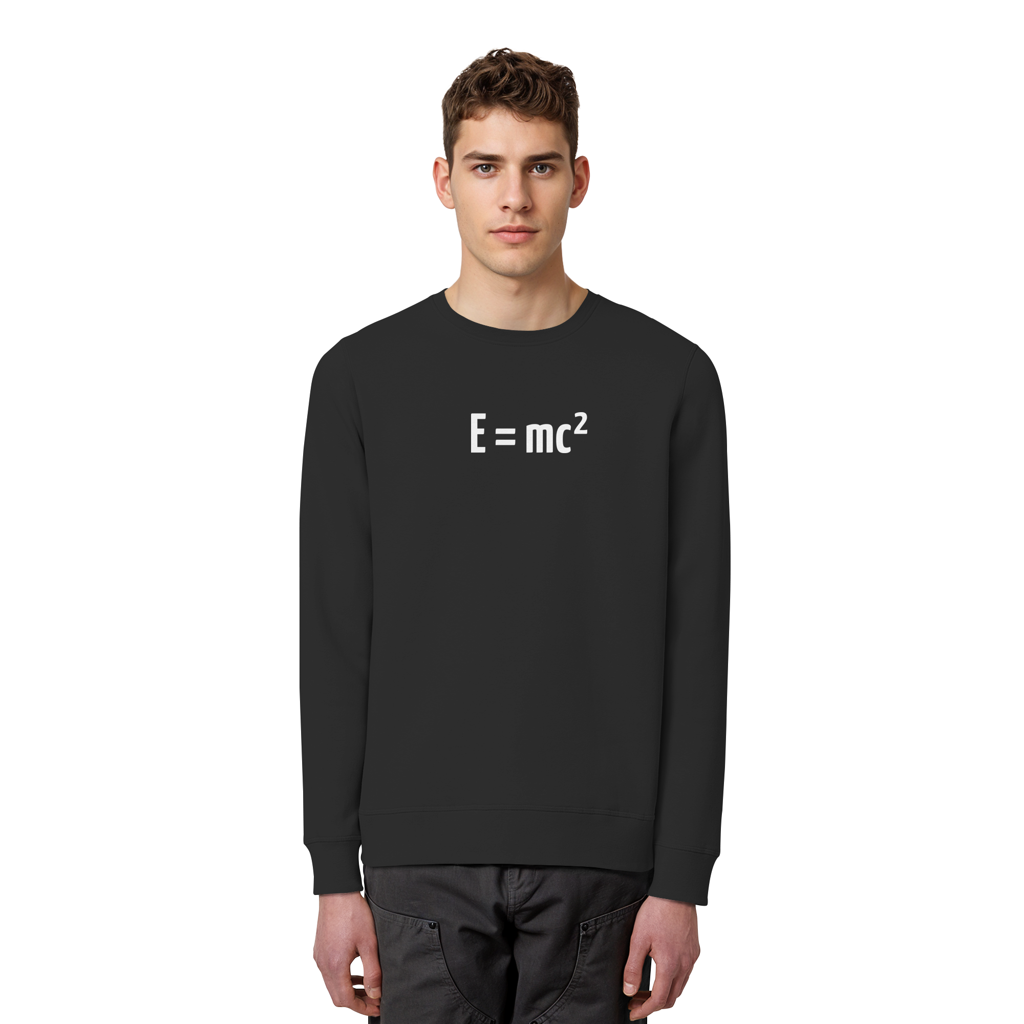 WHITE FRONT (K3) - Organic Basic Unisex Sweatshirt