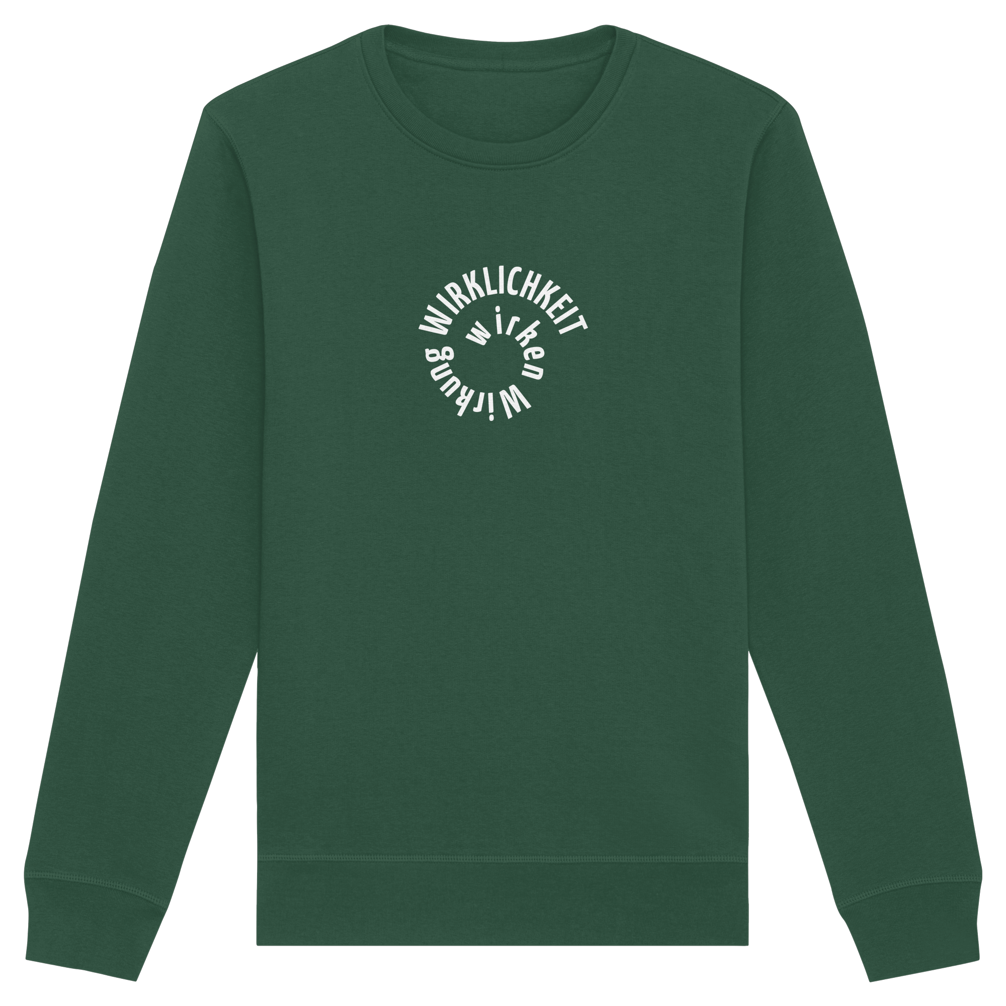 WHITE FRONT (K1) - Organic Basic Unisex Sweatshirt