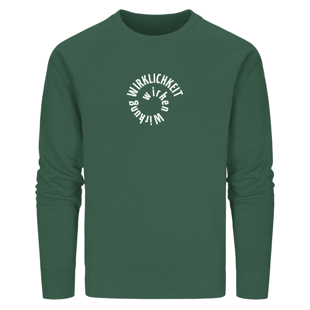 WHITE FRONT (K1) - Organic Basic Unisex Sweatshirt