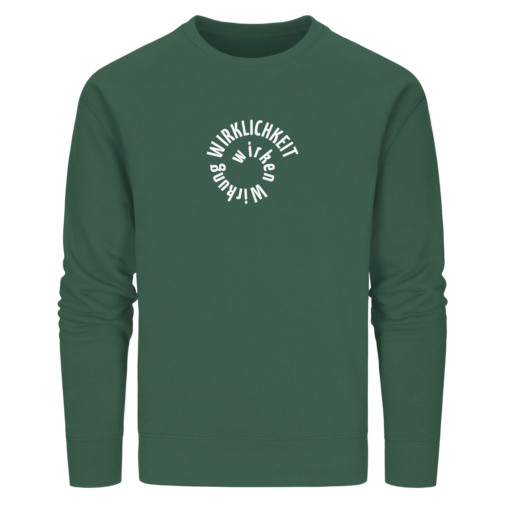 WHITE FRONT (K1) - Organic Basic Unisex Sweatshirt