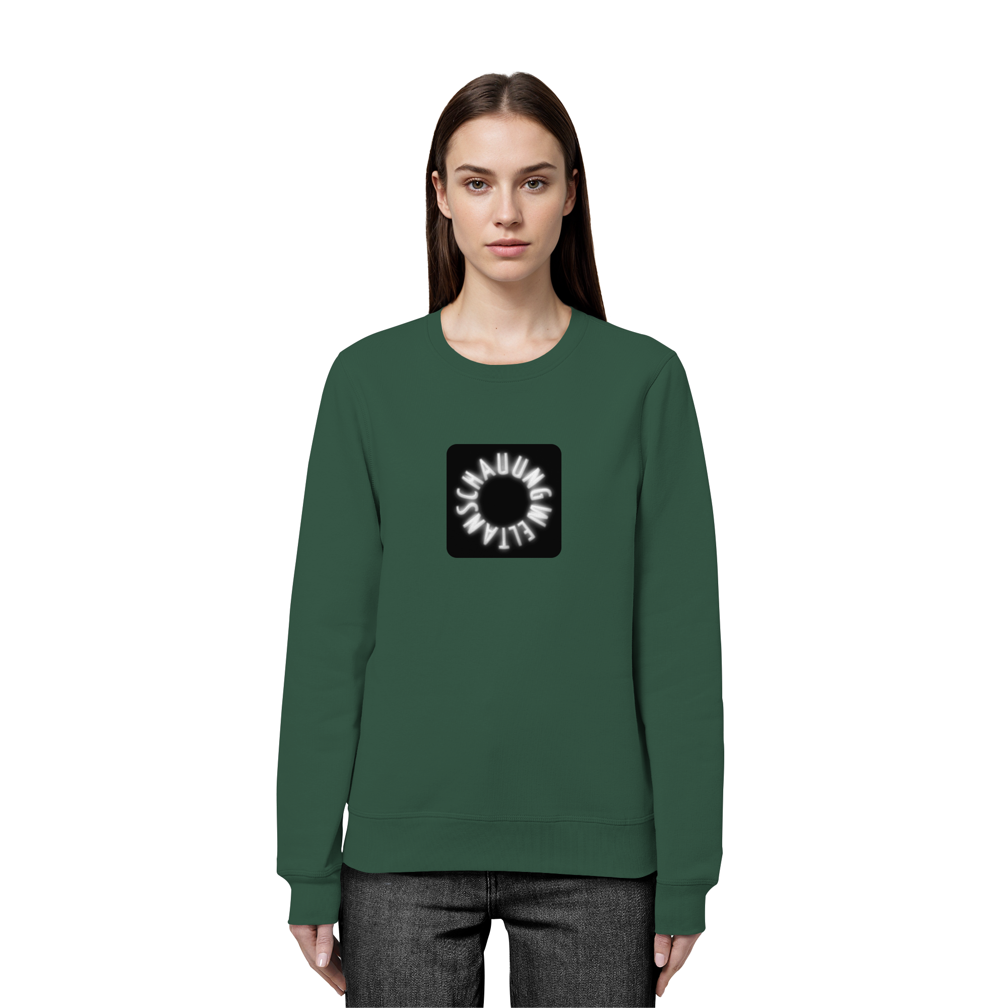 WHITE FRONT (K5) - Organic Basic Unisex Sweatshirt