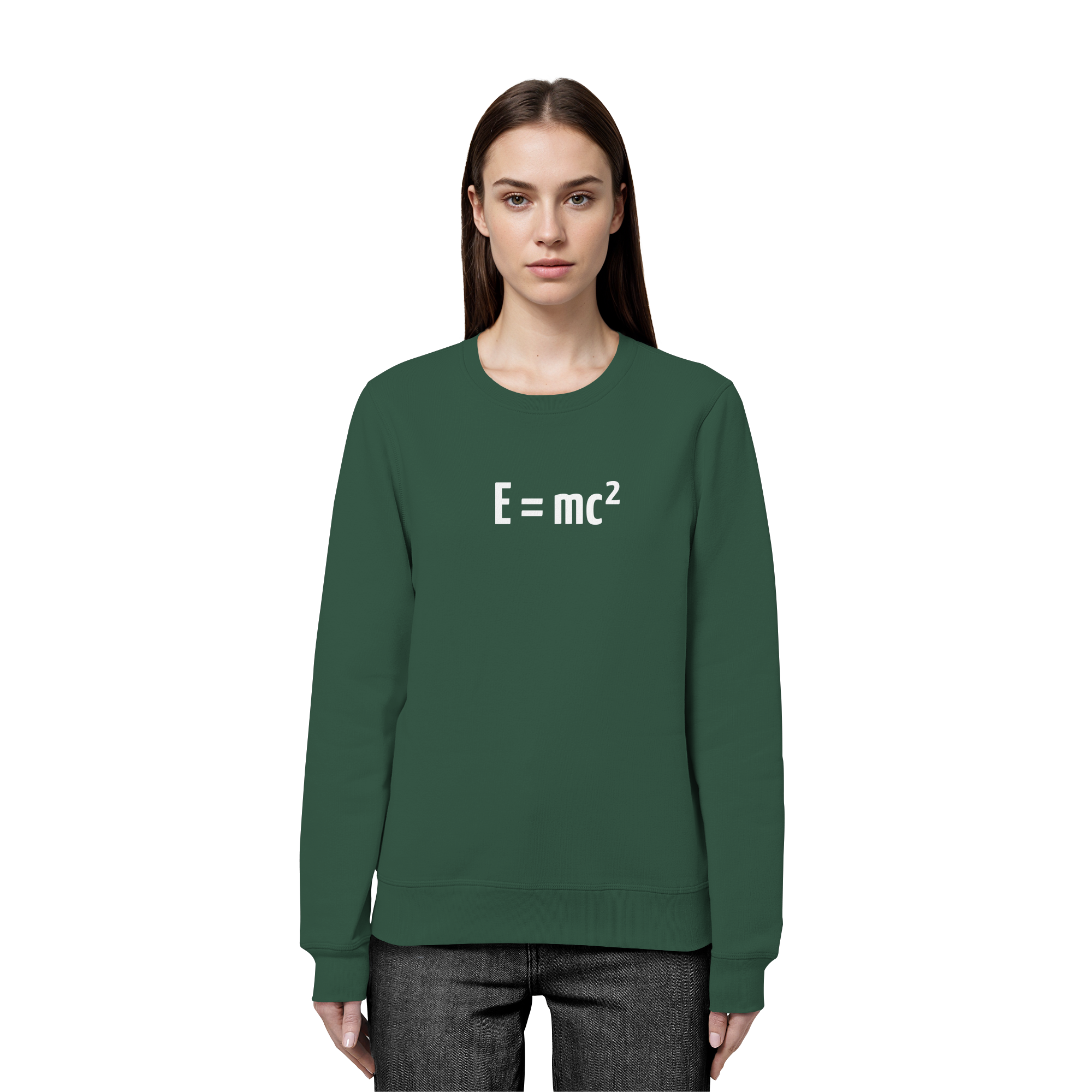 WHITE FRONT (K3) - Organic Basic Unisex Sweatshirt