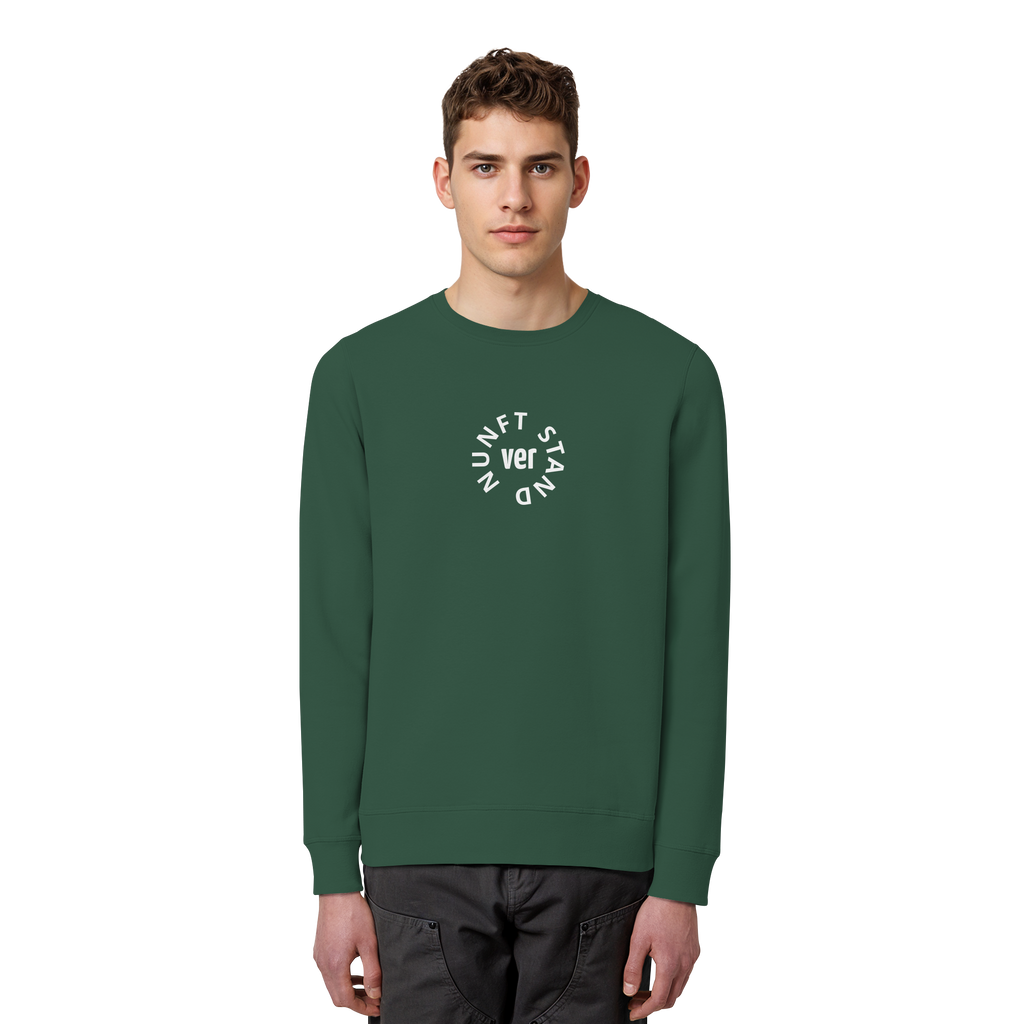WHITE FRONT (K4) - Organic Basic Unisex Sweatshirt