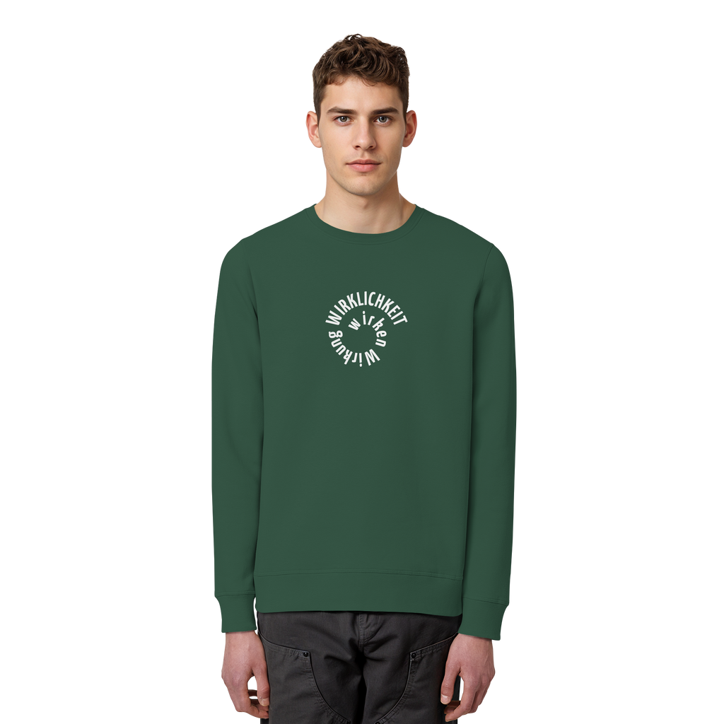 WHITE FRONT (K1) - Organic Basic Unisex Sweatshirt