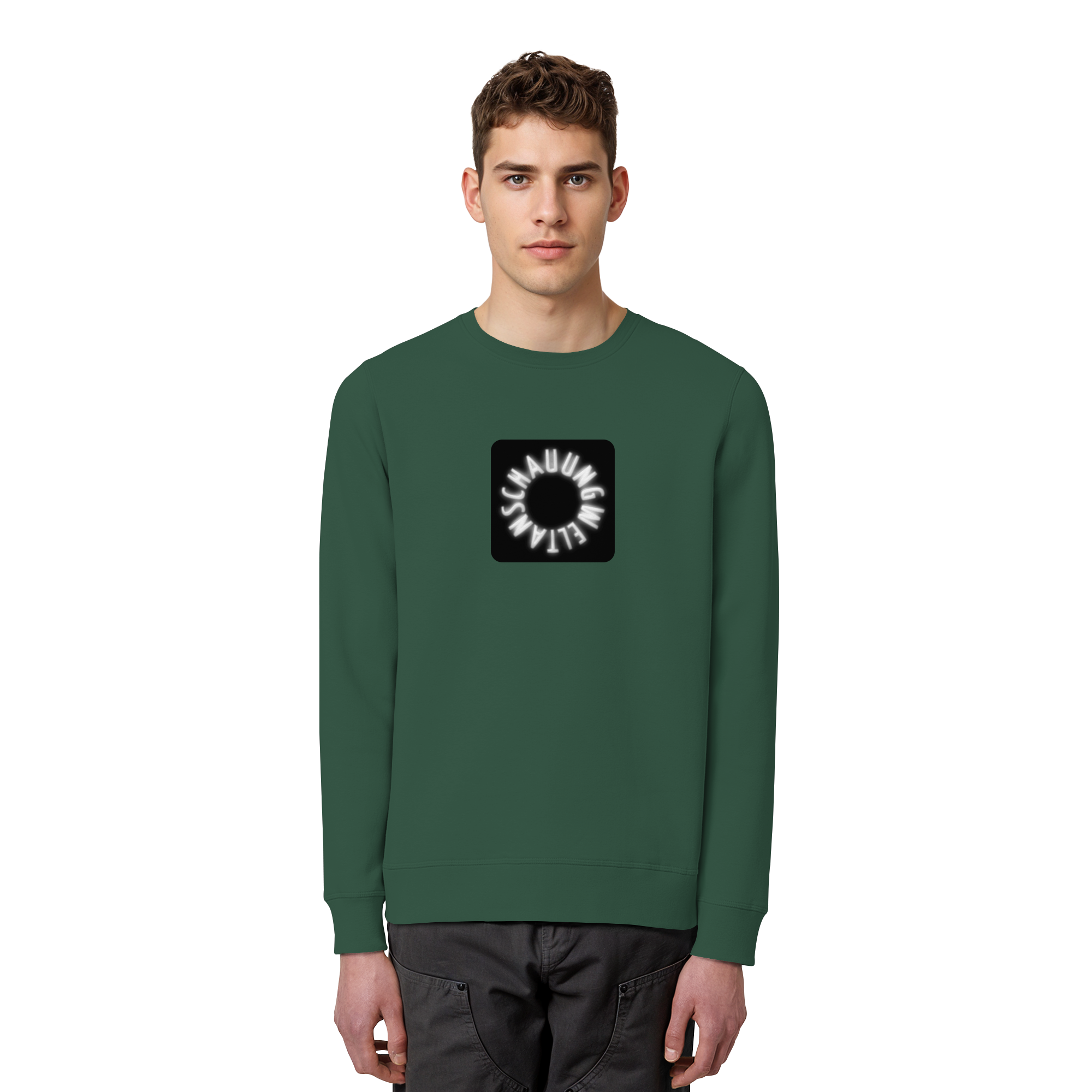 WHITE FRONT (K5) - Organic Basic Unisex Sweatshirt