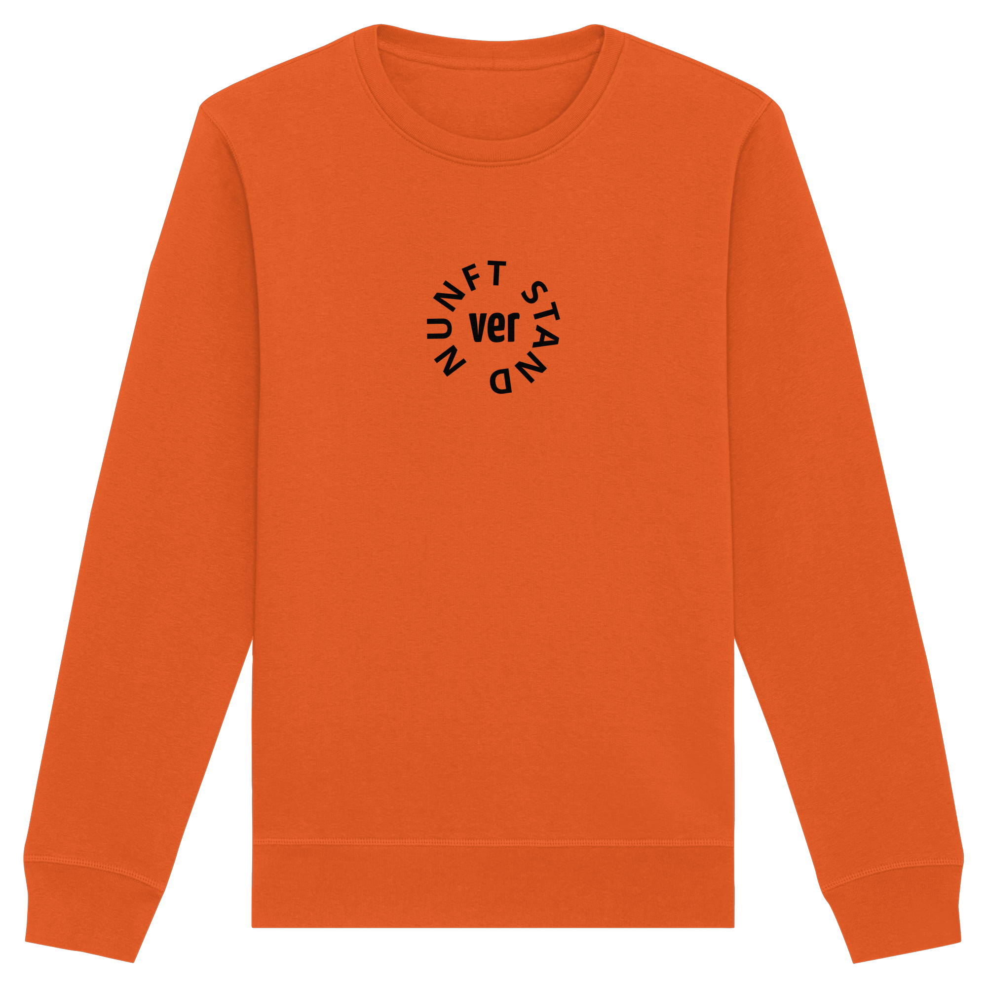 BLACK FRONT (K4) - Organic Basic Unisex Sweatshirt