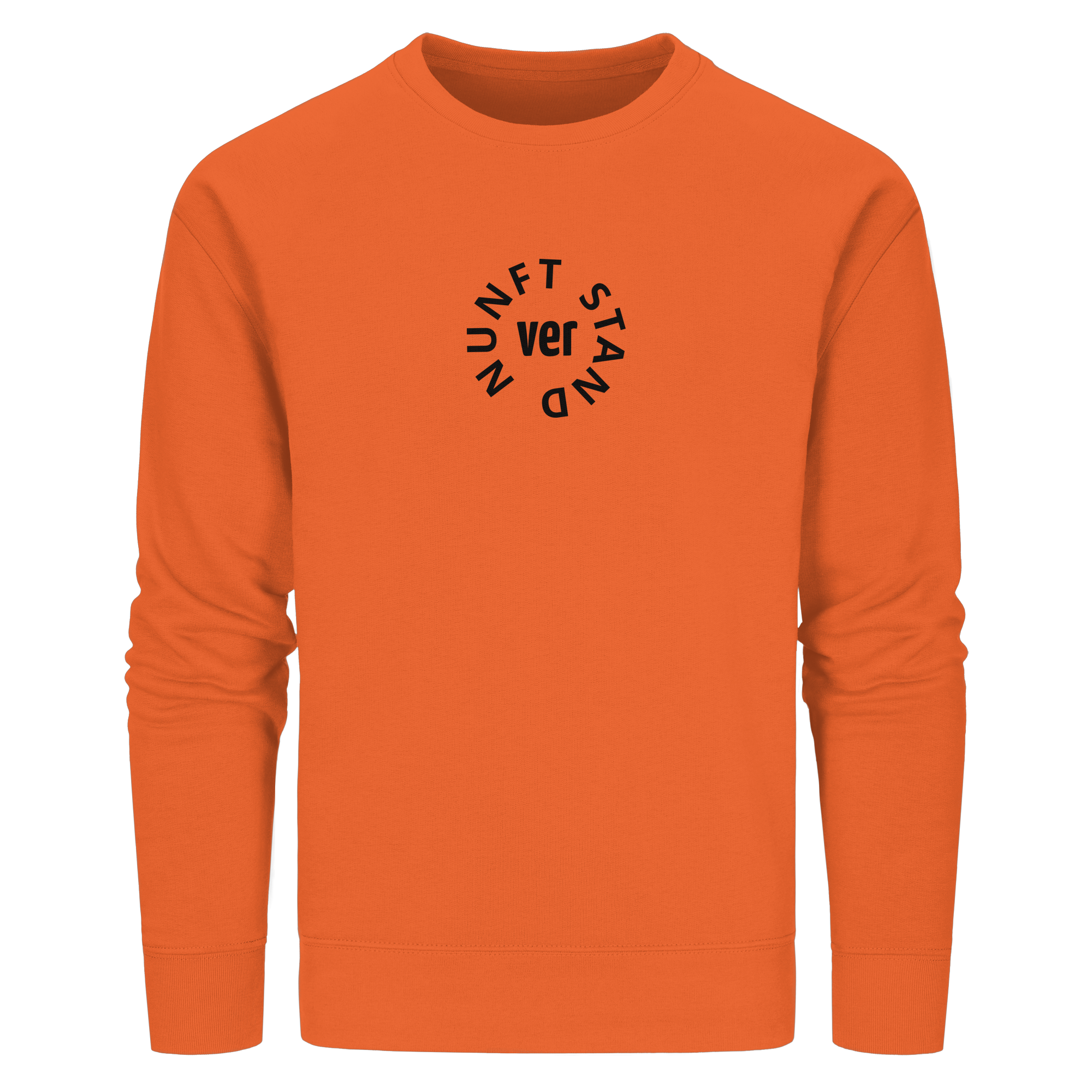 BLACK FRONT (K4) - Organic Basic Unisex Sweatshirt