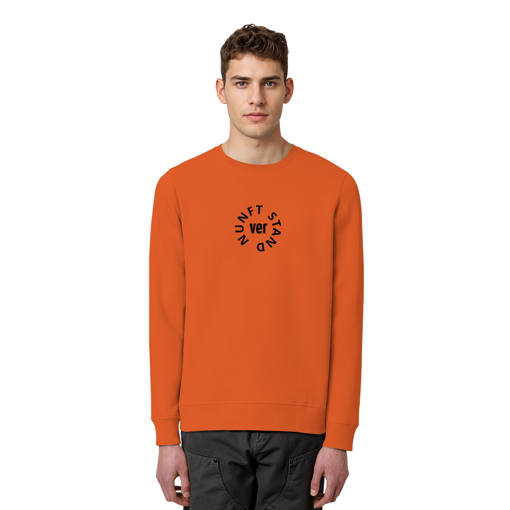 BLACK FRONT (K4) - Organic Basic Unisex Sweatshirt