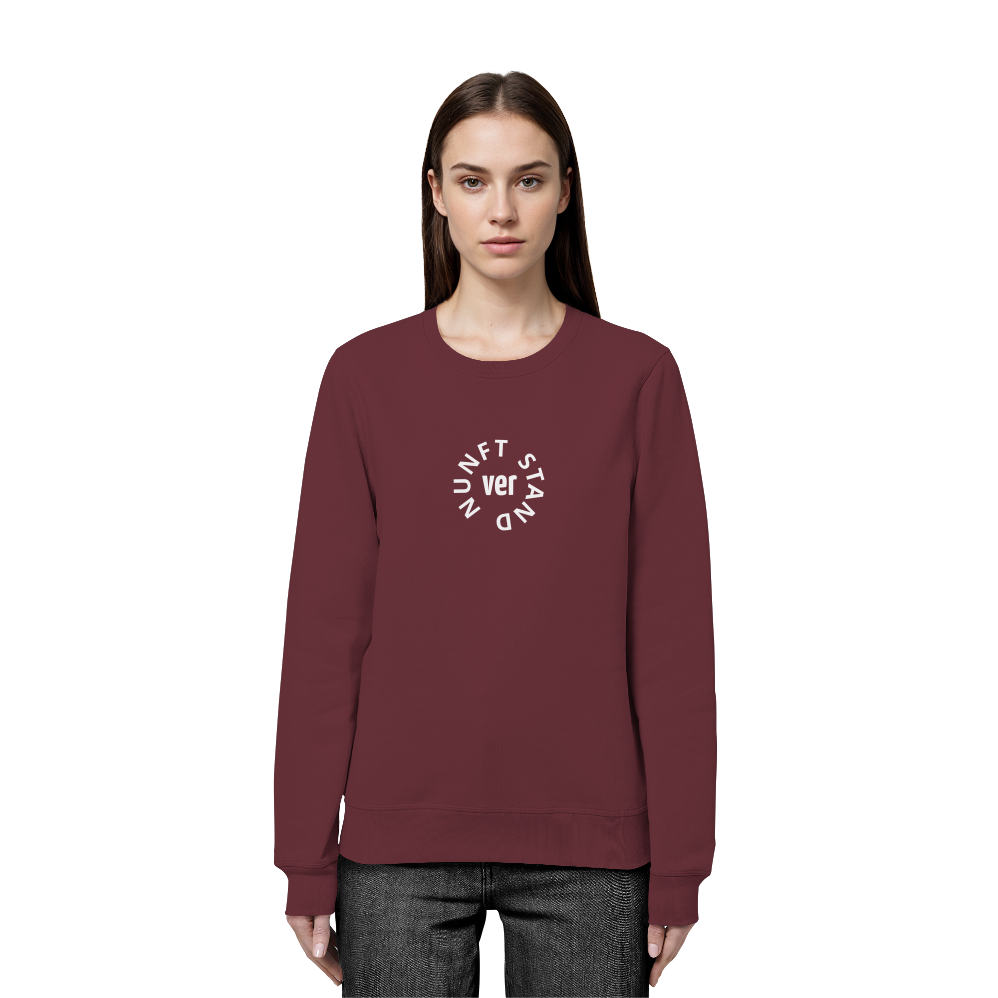 WHITE FRONT (K4) - Organic Basic Unisex Sweatshirt